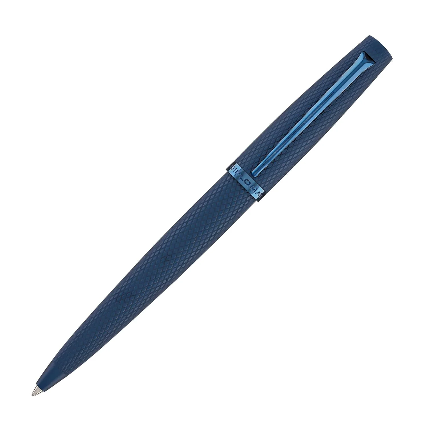 1572-diplomat-viper-ballpoint-pen-in-blue-guilloche-1.webp Diplomat Viper Ballpoint Pen in Blue Guilloche