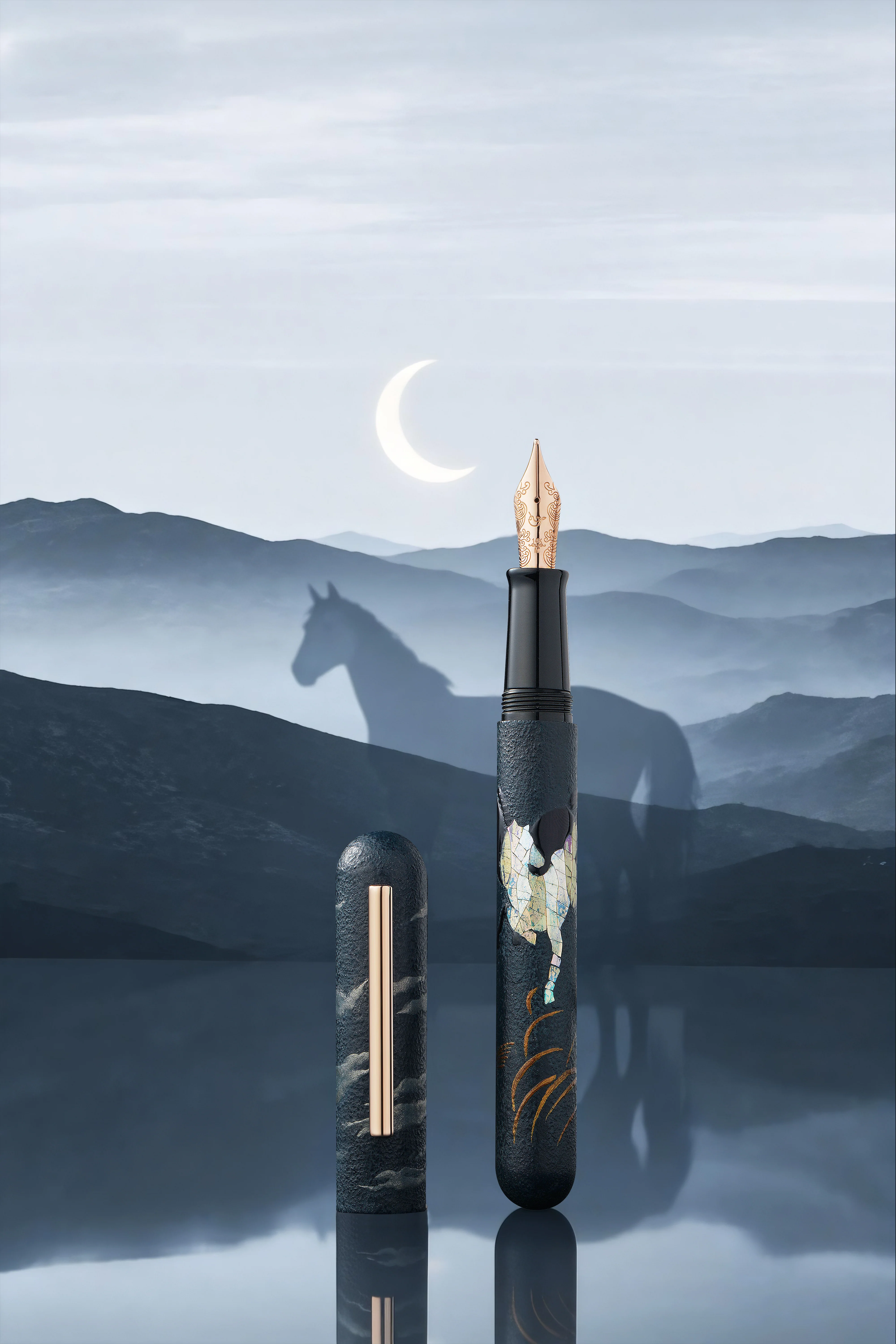 158-ikkaku-by-nahvalur-fountain-pen-in-year-of-the-horse-14k-gold-12.webp IKKAKU by Nahvalur Fountain Pen in Year of the Horse - 14k Gold