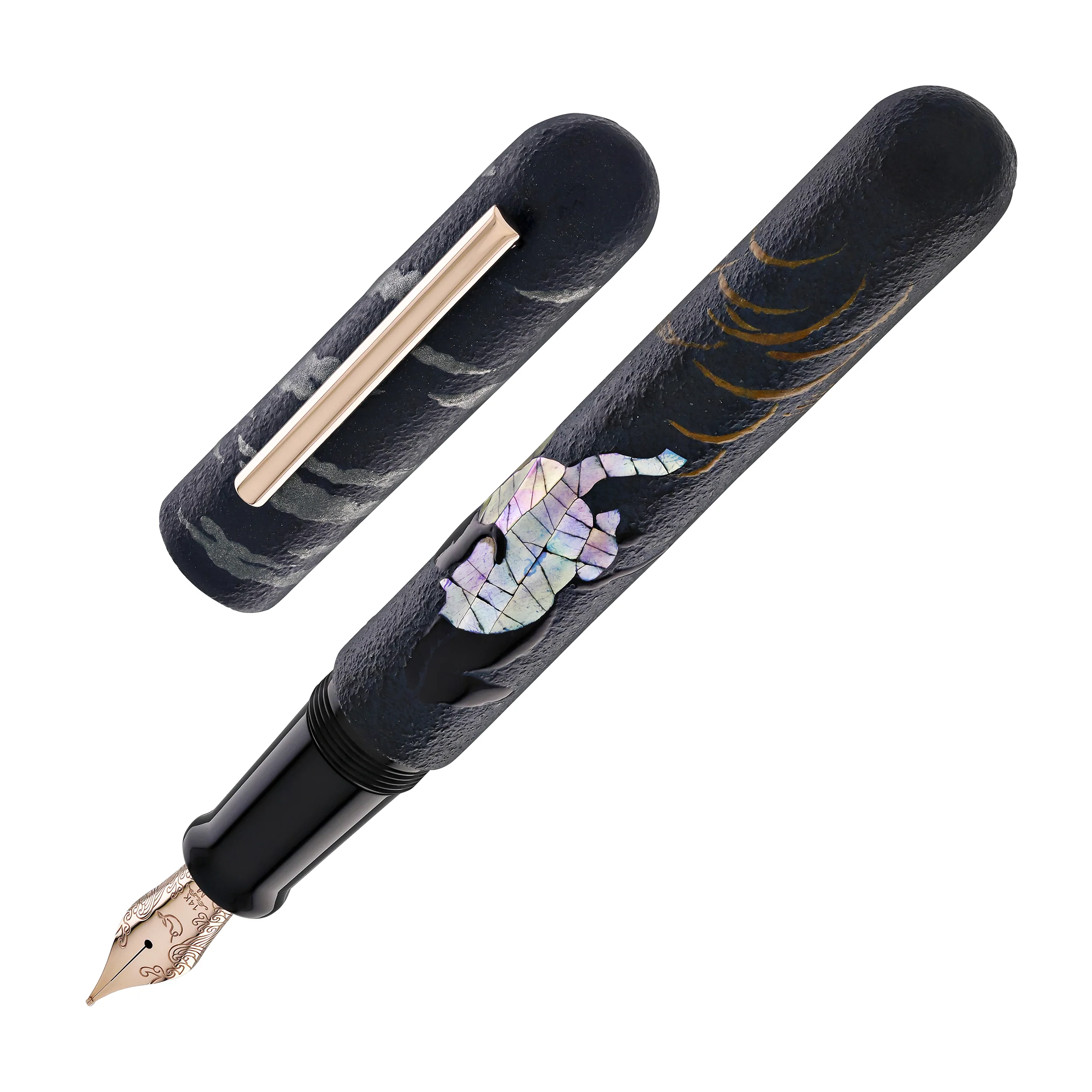 158-ikkaku-by-nahvalur-fountain-pen-in-year-of-the-horse-14k-gold-2.webp IKKAKU by Nahvalur Fountain Pen in Year of the Horse - 14k Gold