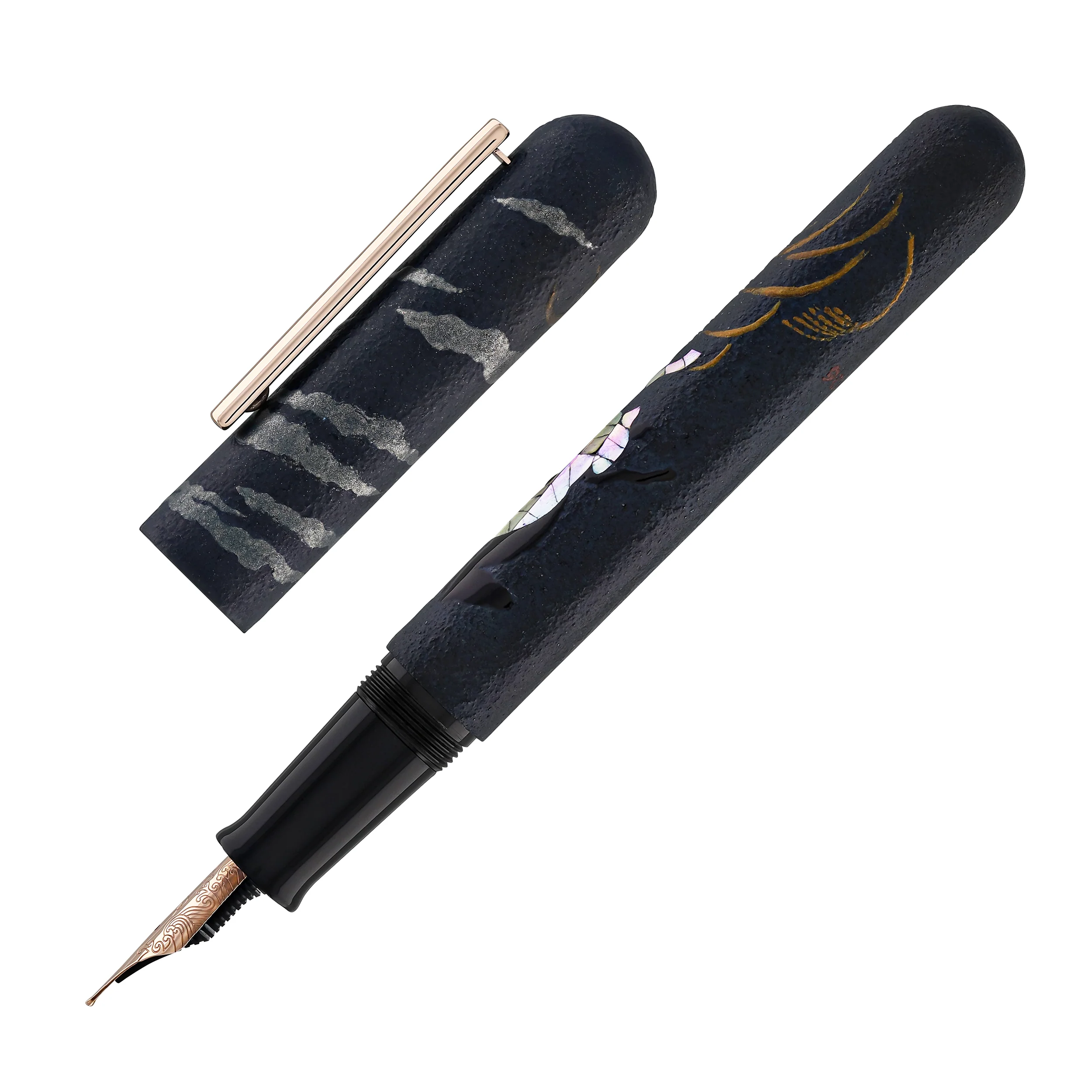 158-ikkaku-by-nahvalur-fountain-pen-in-year-of-the-horse-14k-gold-6.webp IKKAKU by Nahvalur Fountain Pen in Year of the Horse - 14k Gold