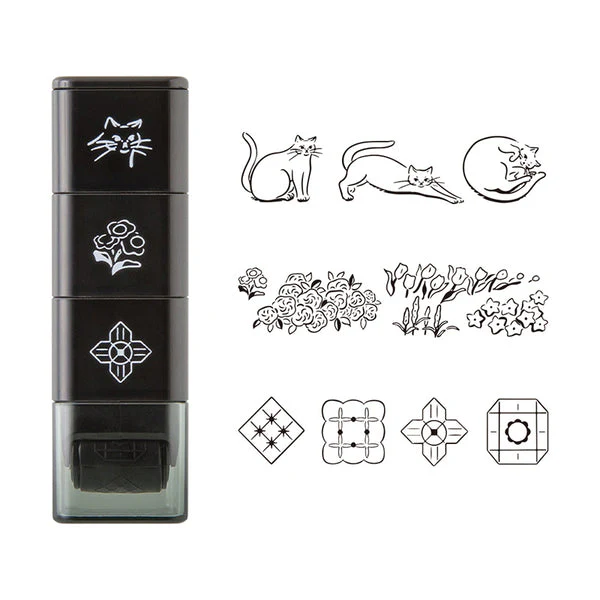1580-midori-paintable-roller-stamp-in-cat-landscape-2.webp Midori Paintable Roller Stamp in Cat & Landscape