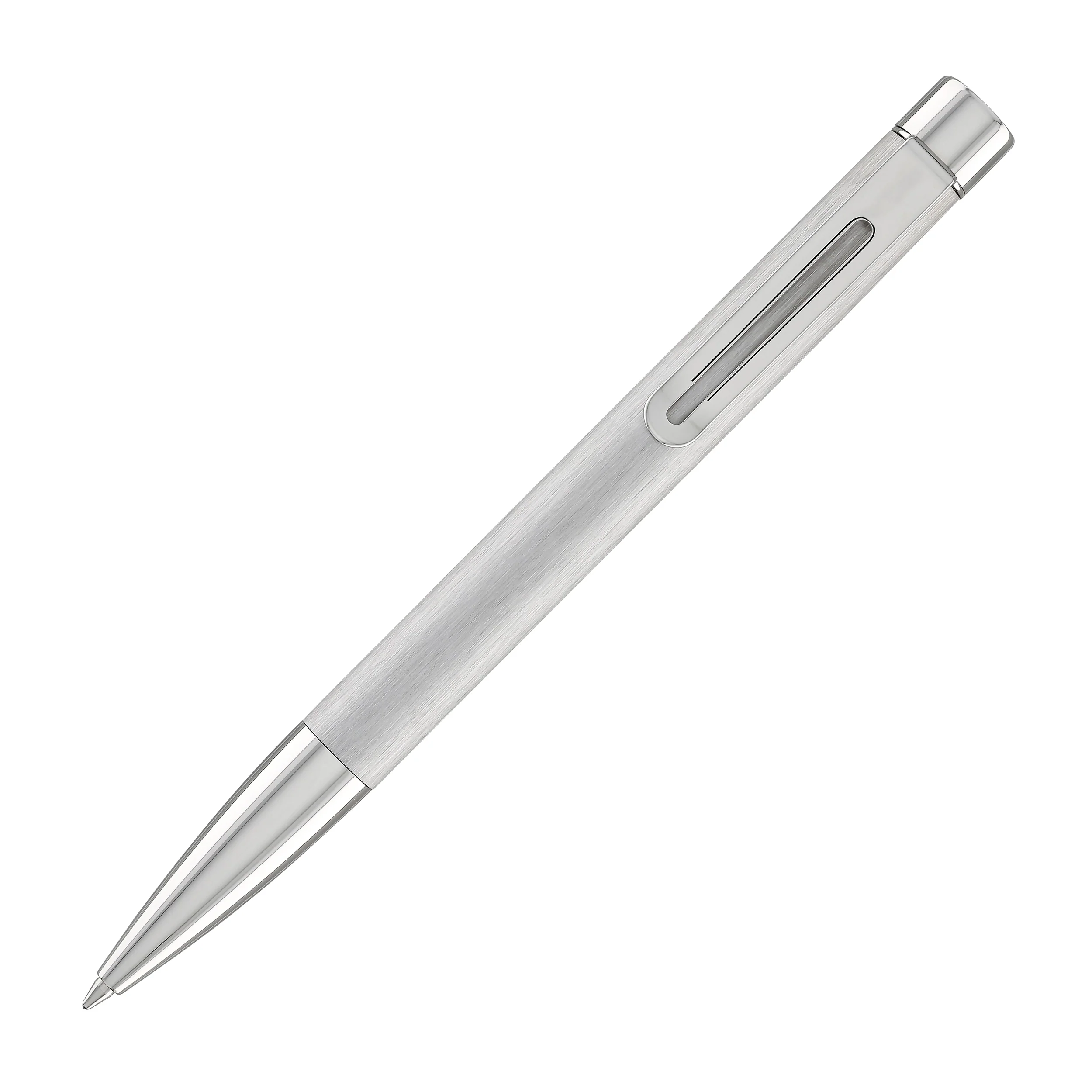 1582-monteverde-usa-ritma-ballpoint-pen-in-brushed-stainless-steel-2.webp Monteverde USA Ritma Ballpoint Pen in Brushed Stainless Steel
