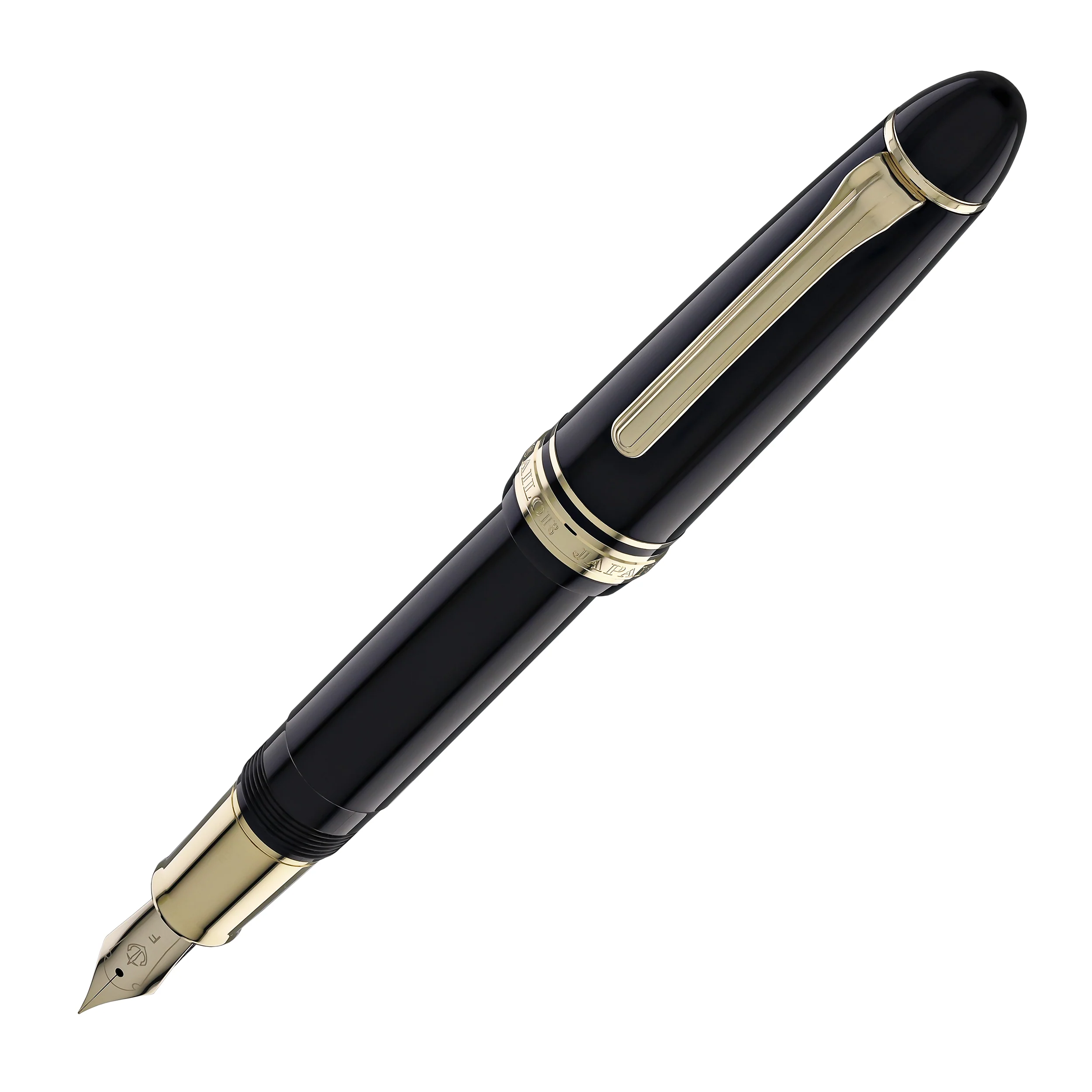 1595-sailor-1911-casual-l-stable-fountain-pen-in-muted-black-gold-trim-1.webp Sailor 1911 Casual L Stable Fountain Pen in Muted Black, Gold Trim