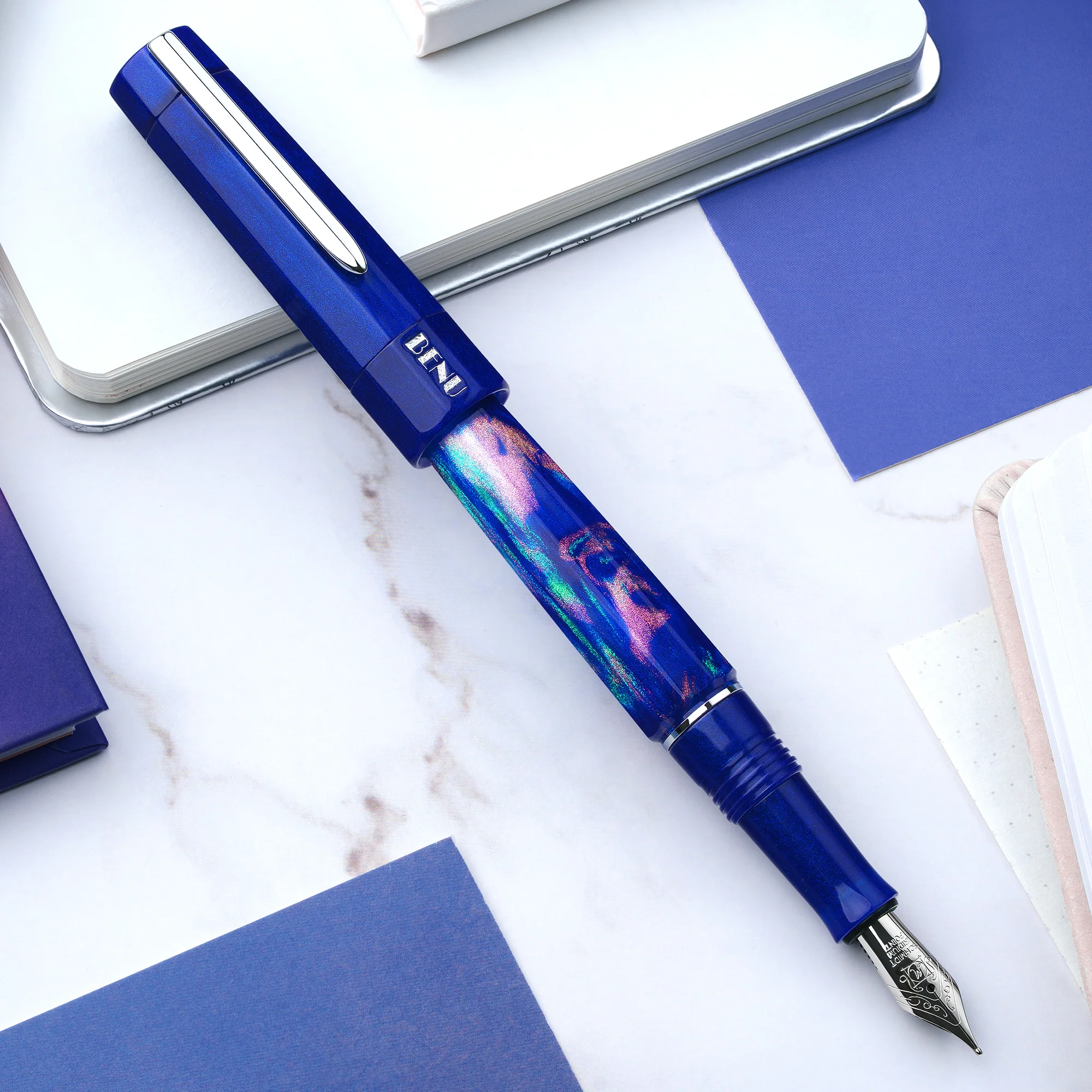 1609-benu-euphoria-fountain-pen-in-ballet-11.webp Benu Euphoria Fountain Pen in Ballet