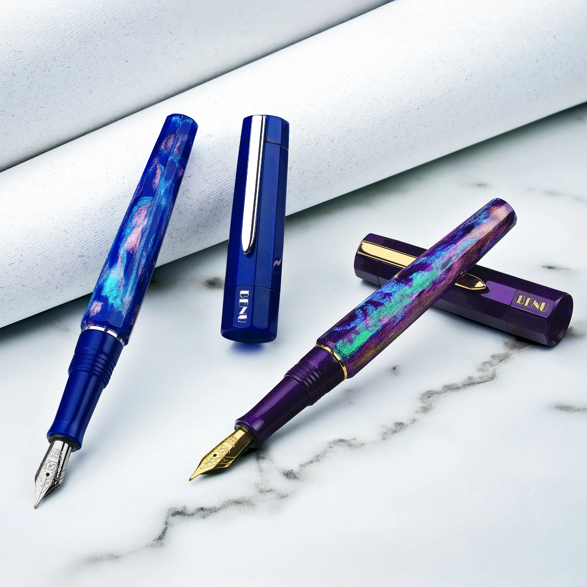 1609-benu-euphoria-fountain-pen-in-ballet-12.webp Benu Euphoria Fountain Pen in Ballet