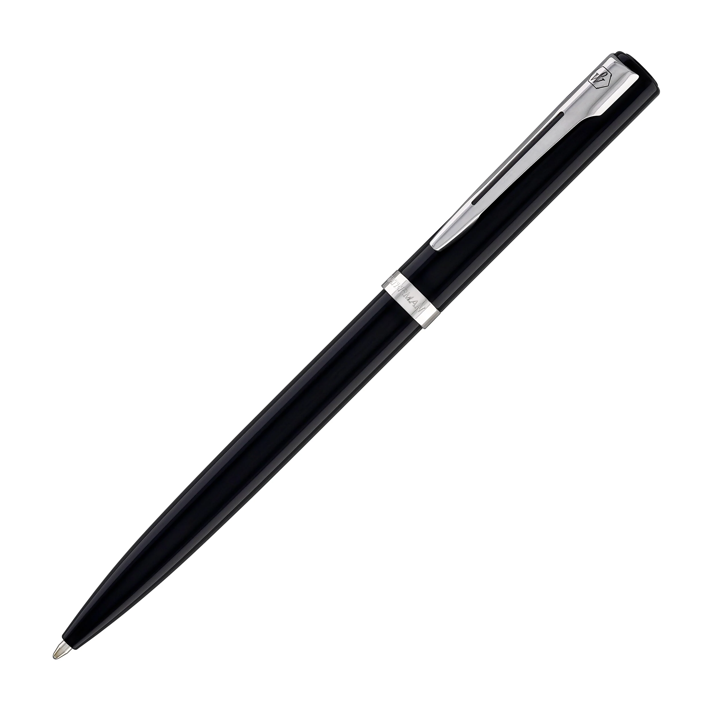 1616-waterman-impression-ballpoint-pen-in-black-with-palladium-coated-3.webp Waterman Impression Ballpoint Pen in Black with Palladium Coated