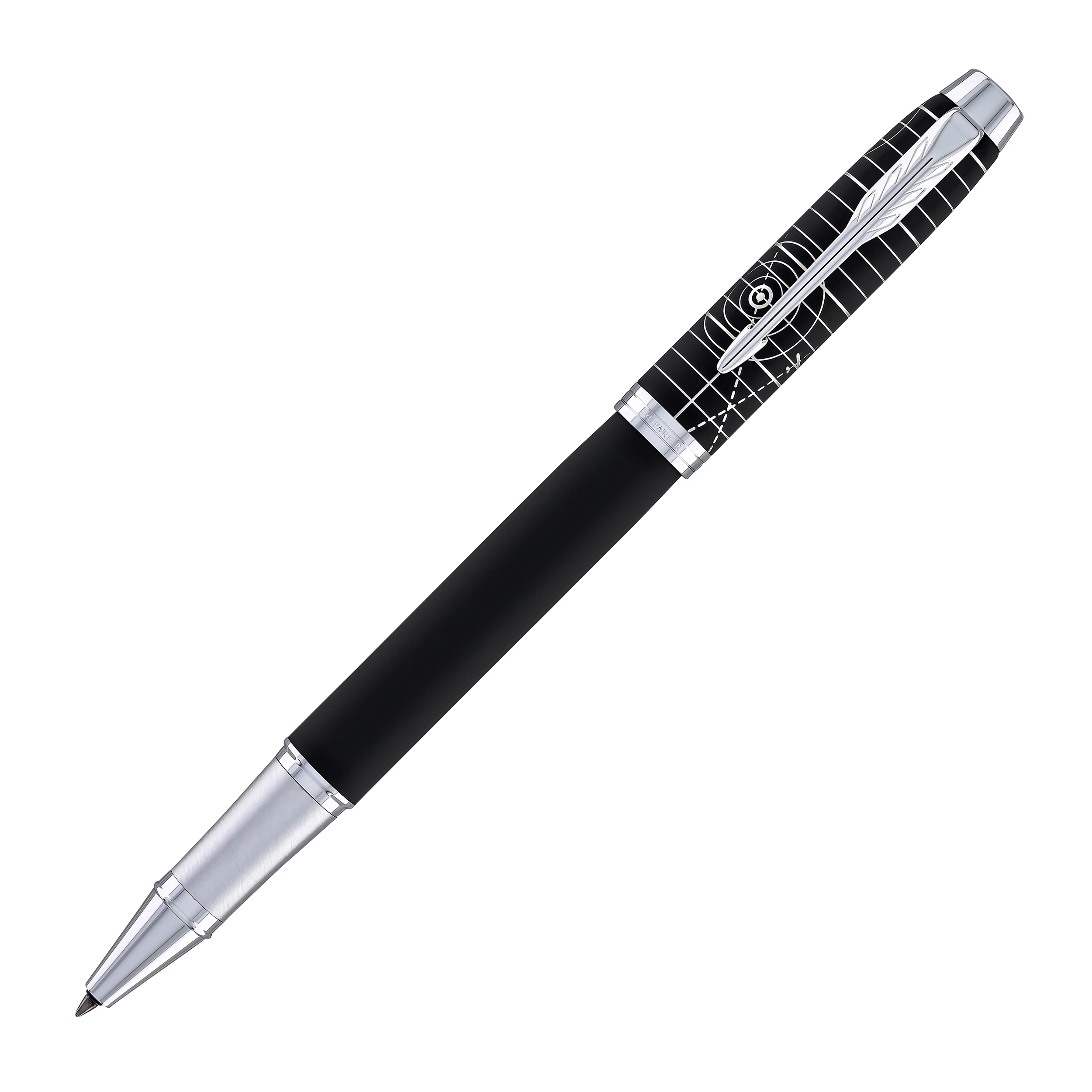 1619-parker-im-rollerball-pen-in-legacy-of-flight-with-chrome-trim-3.webp Parker IM Rollerball Pen in Legacy of Flight with Chrome Trim