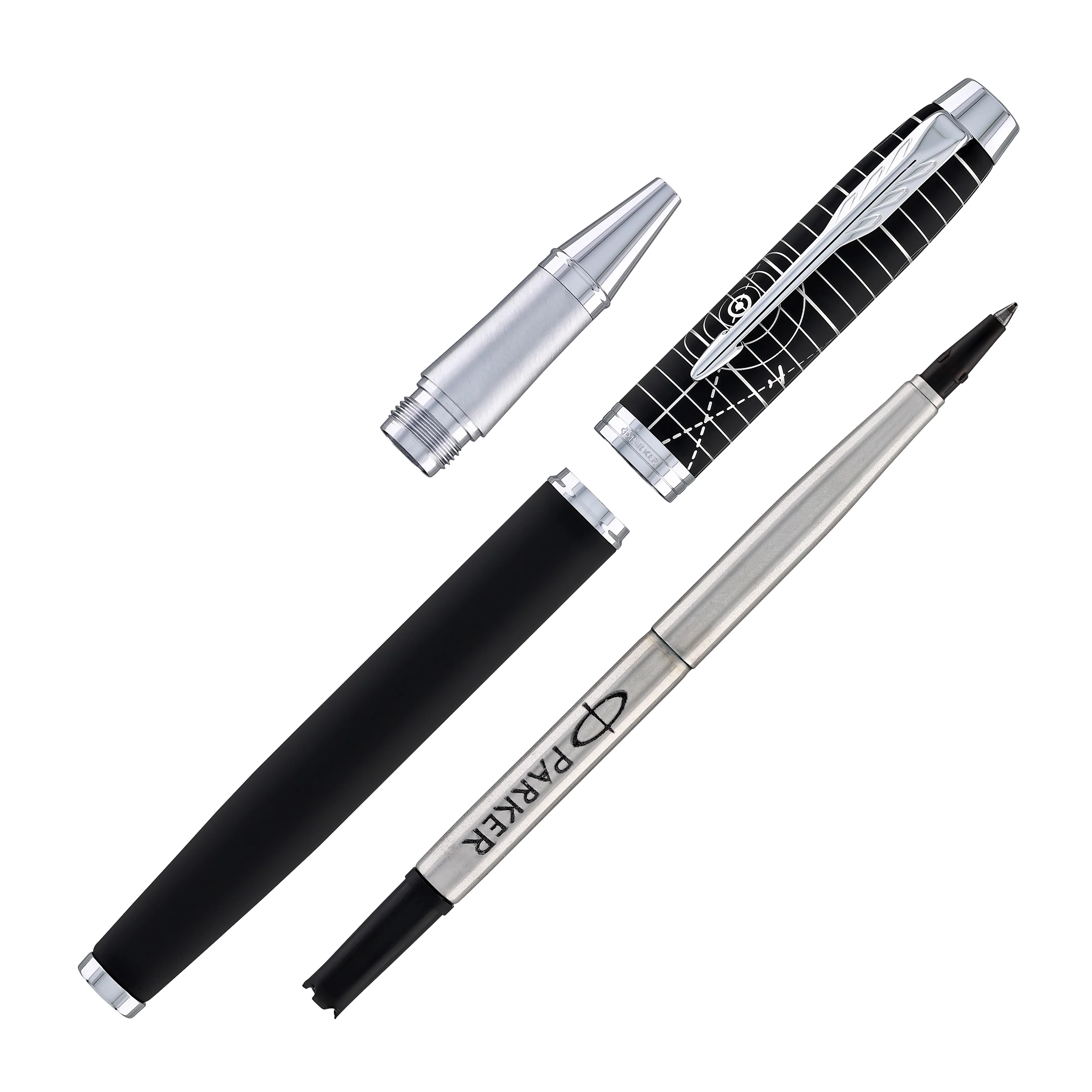 1619-parker-im-rollerball-pen-in-legacy-of-flight-with-chrome-trim-8.webp Parker IM Rollerball Pen in Legacy of Flight with Chrome Trim