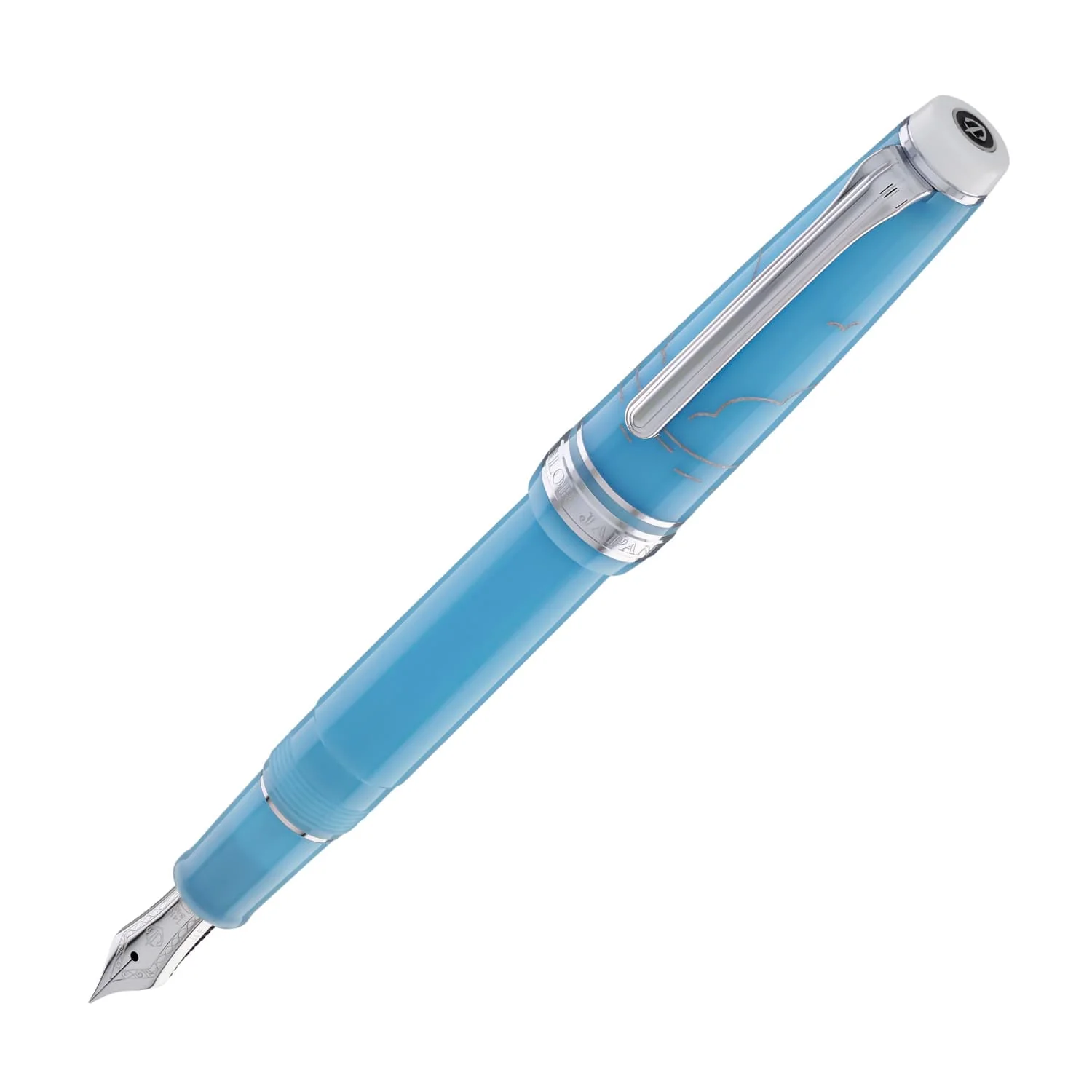 Sailor Pro Gear Slim Japanese Scenery Series Fountain Pen in Nyudogumo - 14kt Gold
