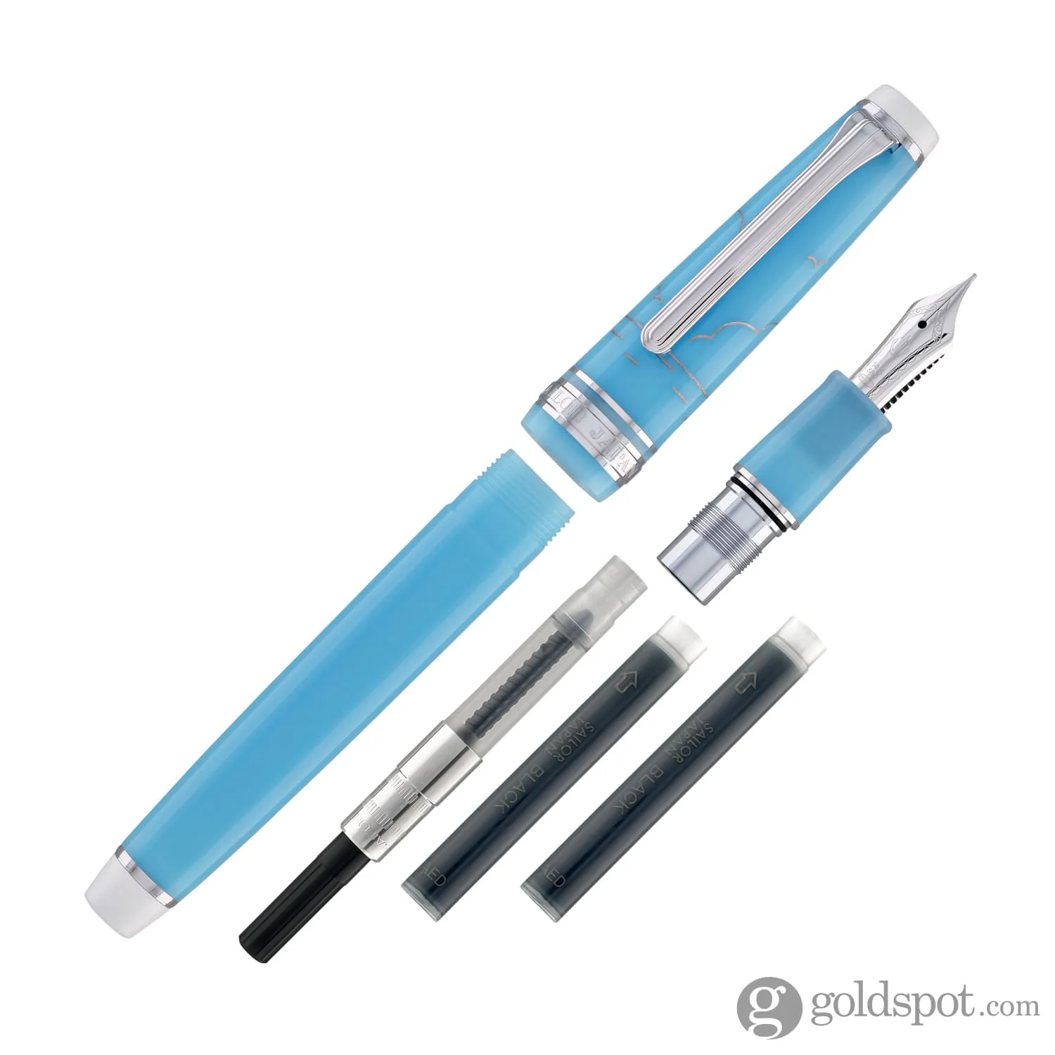 162-sailor-pro-gear-slim-japanese-scenery-series-fountain-pen-in-nyudogumo-14kt-gold-8.webp Sailor Pro Gear Slim Japanese Scenery Series Fountain Pen in Nyudogumo - 14kt Gold