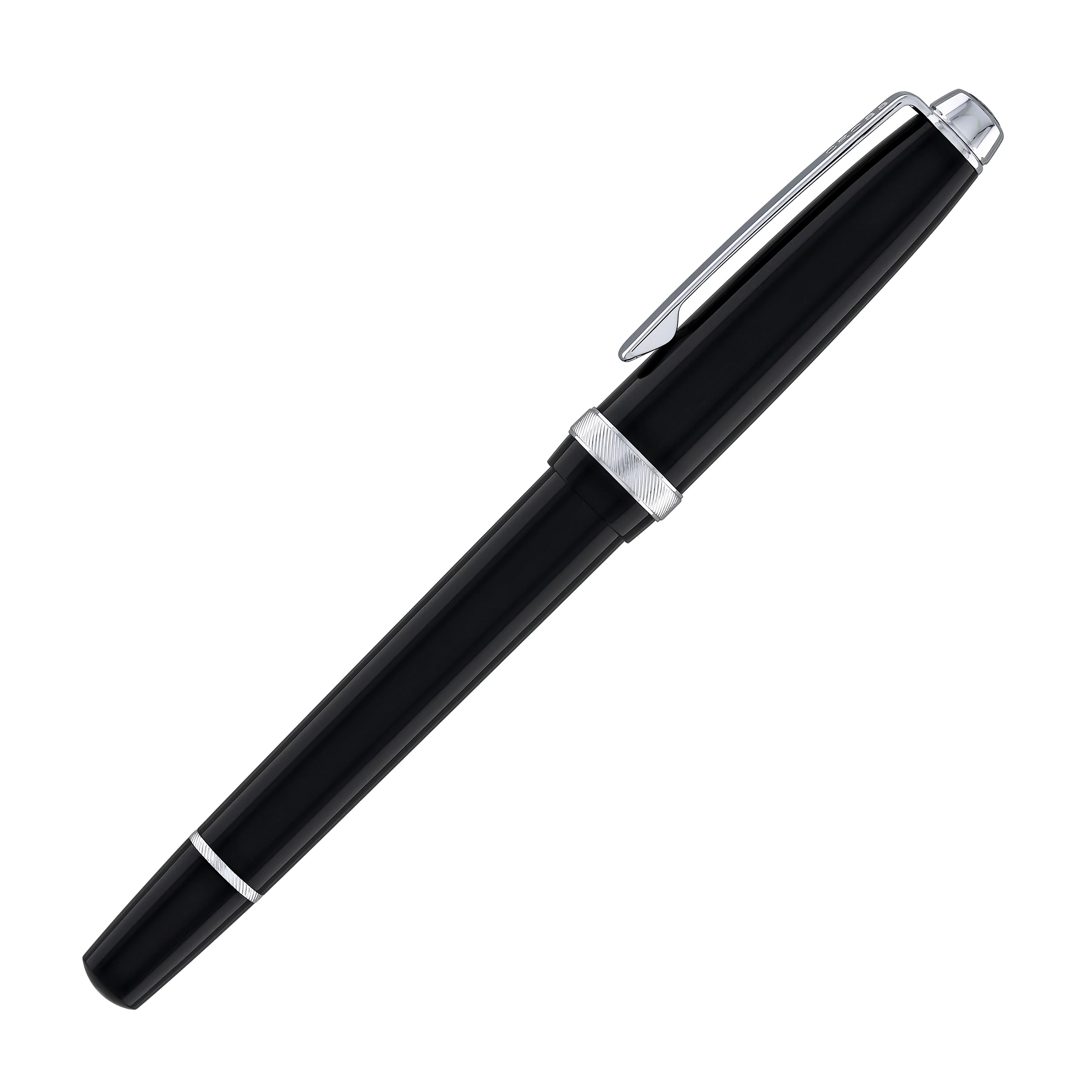 1624-cross-lume-rollerball-pen-in-obsidian-black-with-polished-chrome-appointments-6.webp Cross Lume Rollerball Pen in Obsidian Black with Polished Chrome Appointments
