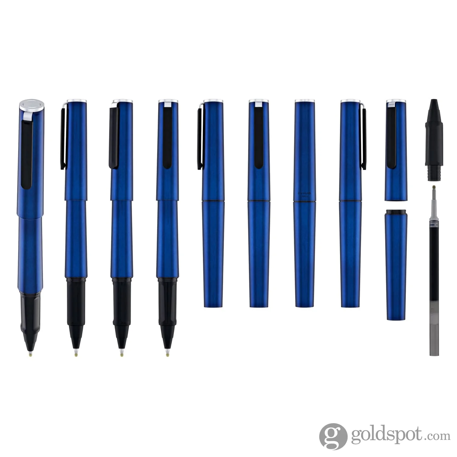 1629-sailor-tuzu-forge-ballpoint-pen-in-metallic-blue-9.webp Sailor Tuzu Forge Ballpoint Pen in Metallic Blue