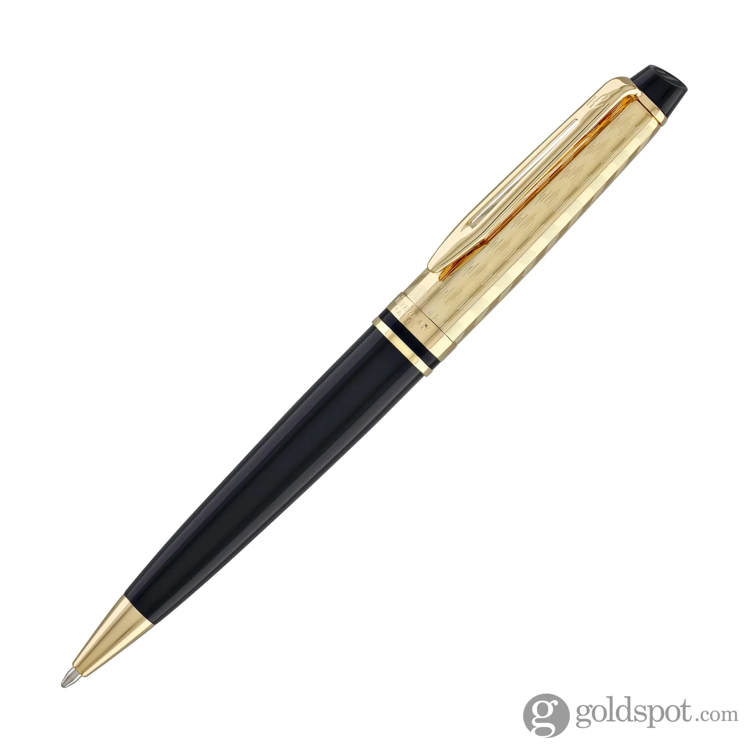 1638-waterman-expert-ballpoint-pen-in-opera-with-gold-trim-3.webp Waterman Expert Ballpoint Pen in Opera with Gold Trim