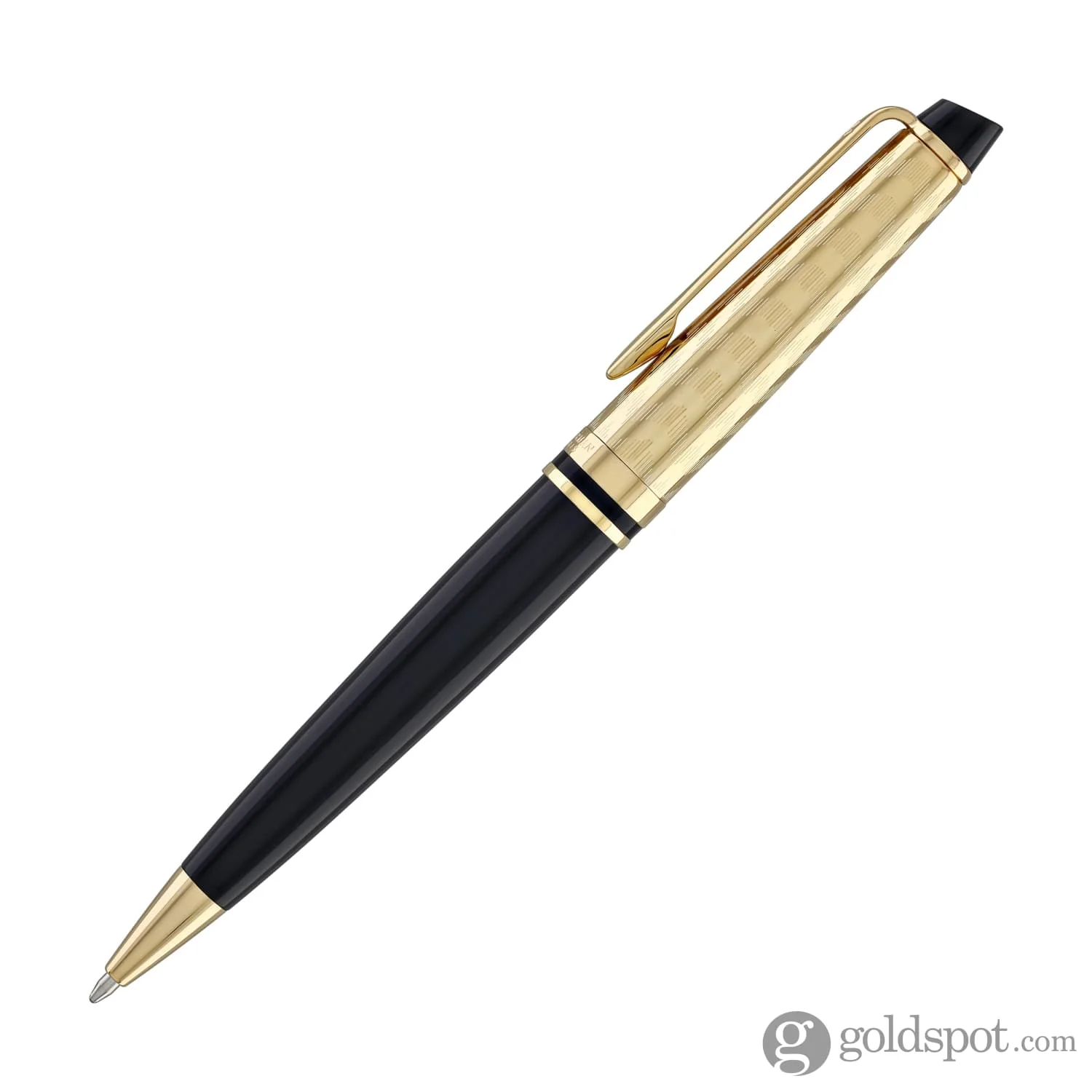 1638-waterman-expert-ballpoint-pen-in-opera-with-gold-trim-4.webp Waterman Expert Ballpoint Pen in Opera with Gold Trim