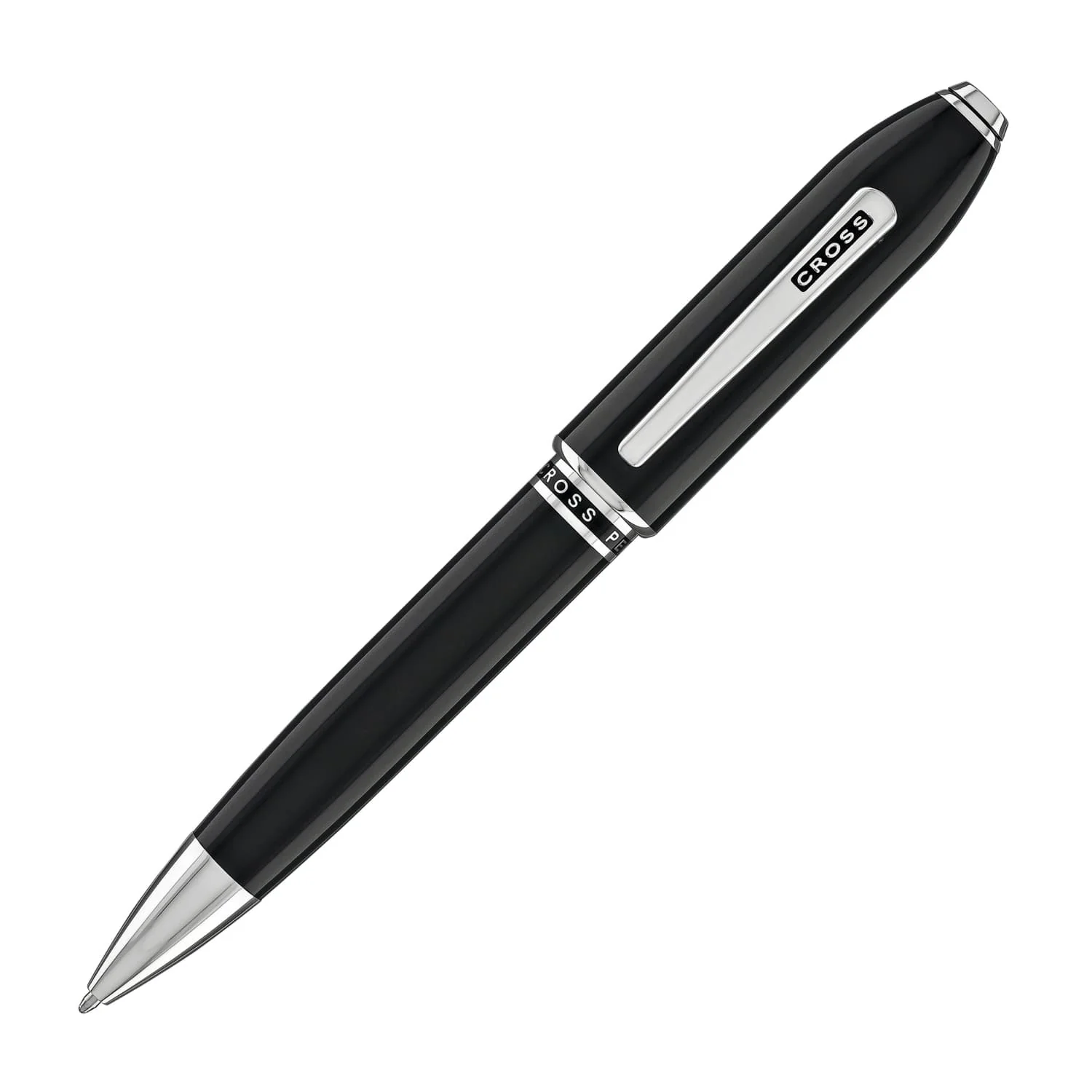 1651-cross-peerless-ballpoint-pen-in-obsidian-black-lacquer-1.webp Cross Peerless Ballpoint Pen in Obsidian Black Lacquer