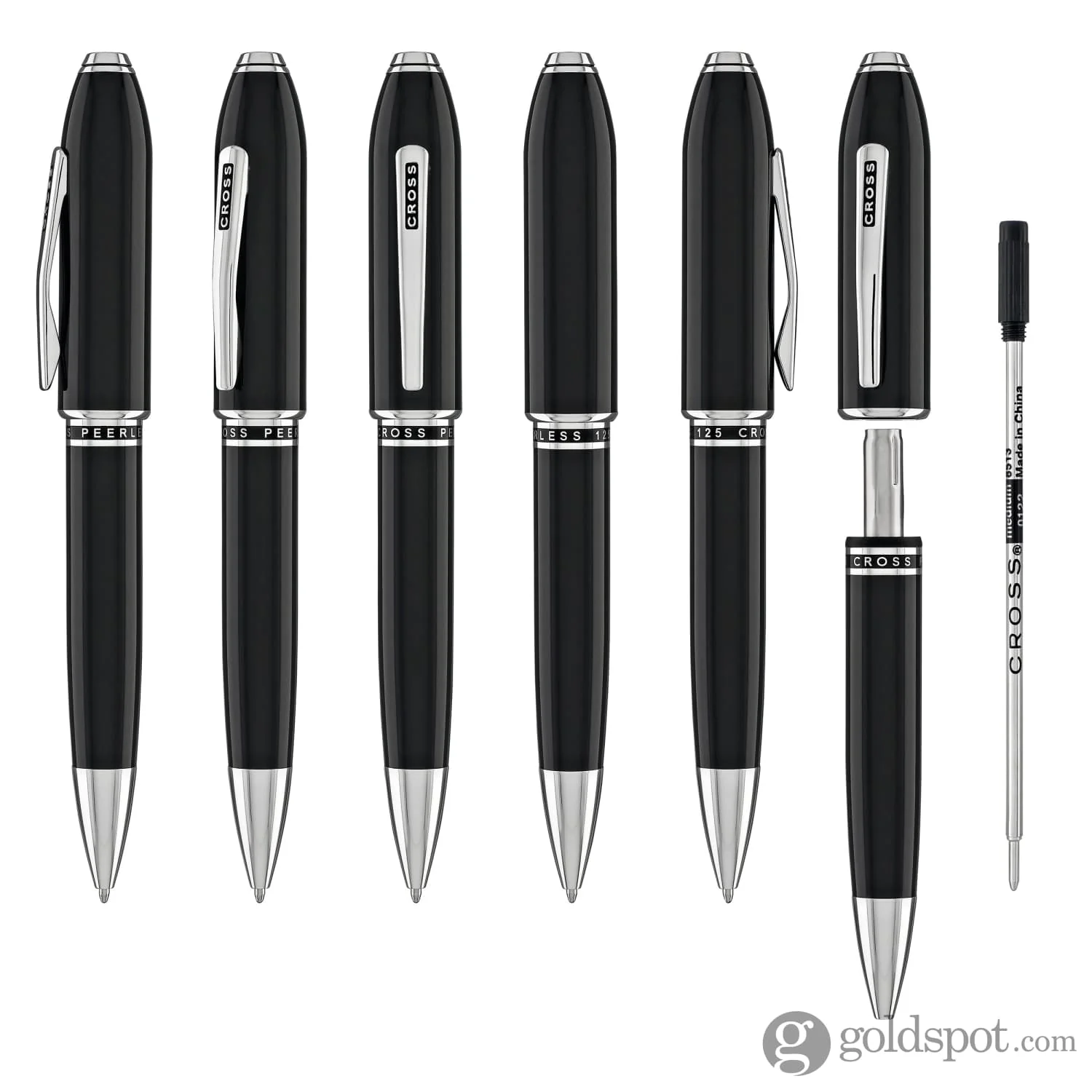 1651-cross-peerless-ballpoint-pen-in-obsidian-black-lacquer-6.webp Cross Peerless Ballpoint Pen in Obsidian Black Lacquer