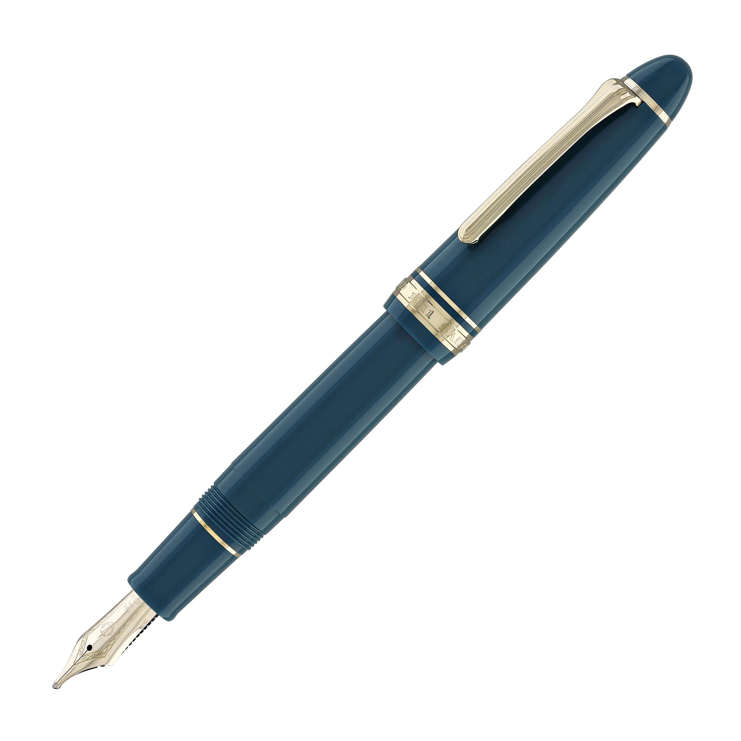 166-sailor-1911-large-fountain-pen-in-green-14kt-gold-nib-4.webp Sailor 1911 Large Fountain Pen in Green - 14kt Gold Nib
