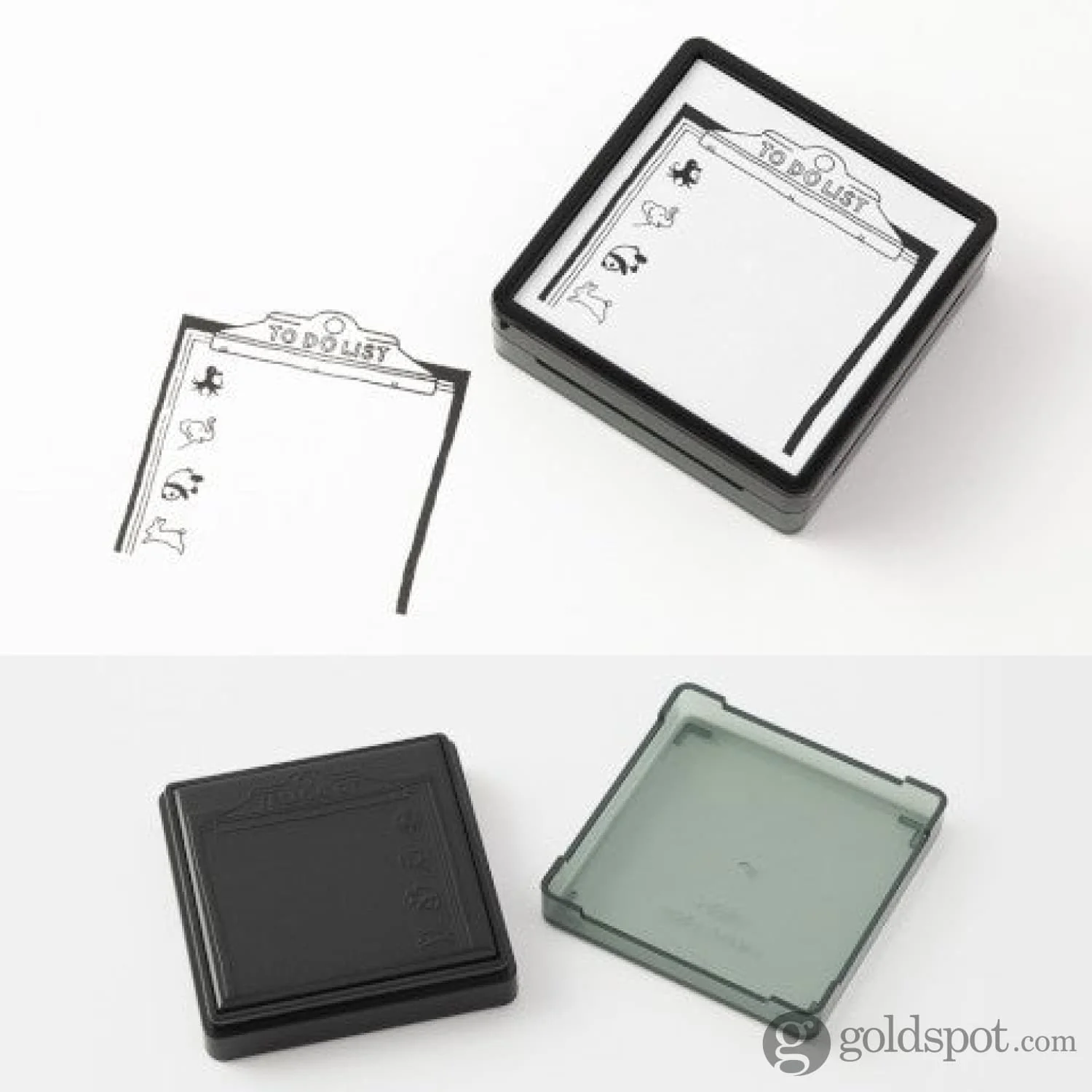Midori Paintable Stamp Pre-Inked in To Do List