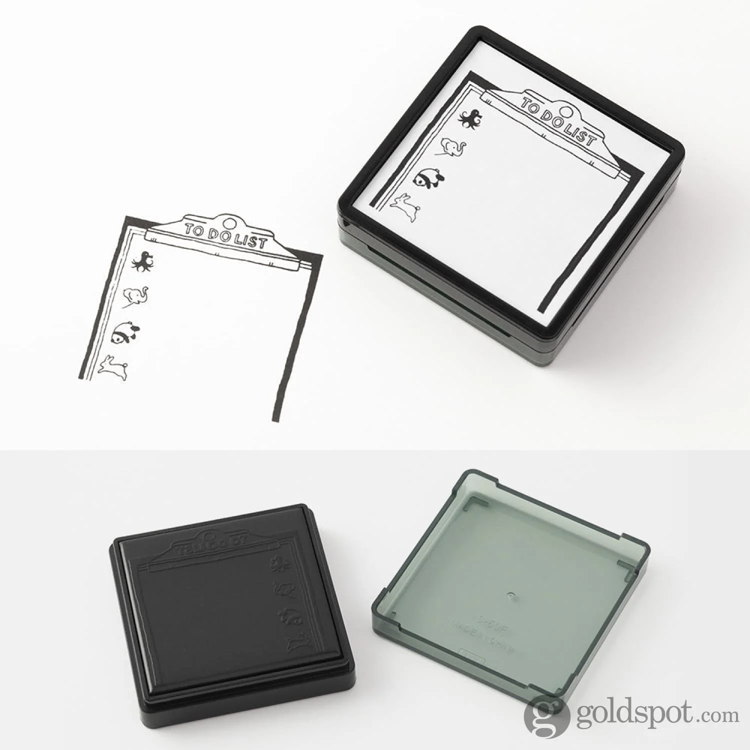 Midori Paintable Stamp Pre-Inked in To Do List