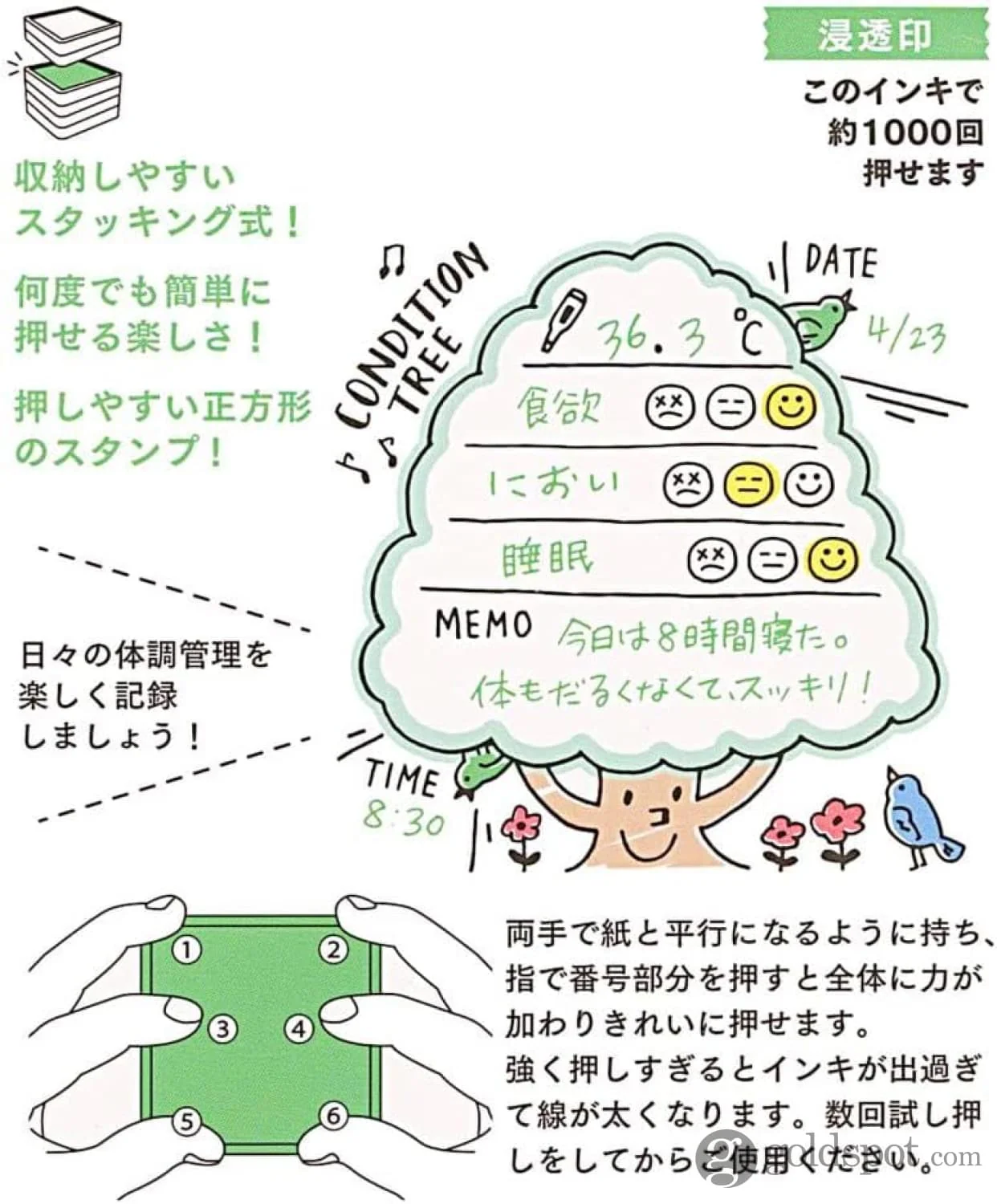 1663-midori-paintable-stamp-pre-inked-in-health-management-5.webp Midori Paintable Stamp Pre-Inked in Health Management