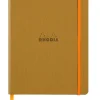 Rhodia 5.5 in x 8.25 Rhodiarama Softcover Notebook in Gold