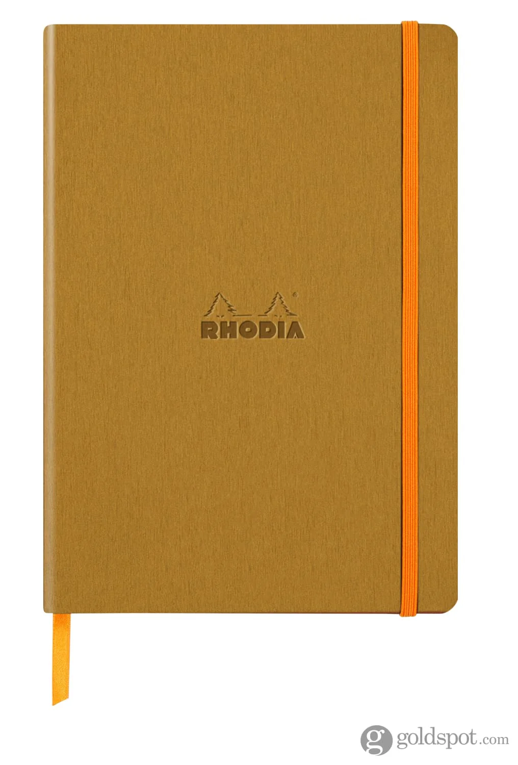 Rhodia 5.5 in x 8.25 Rhodiarama Softcover Notebook in Gold