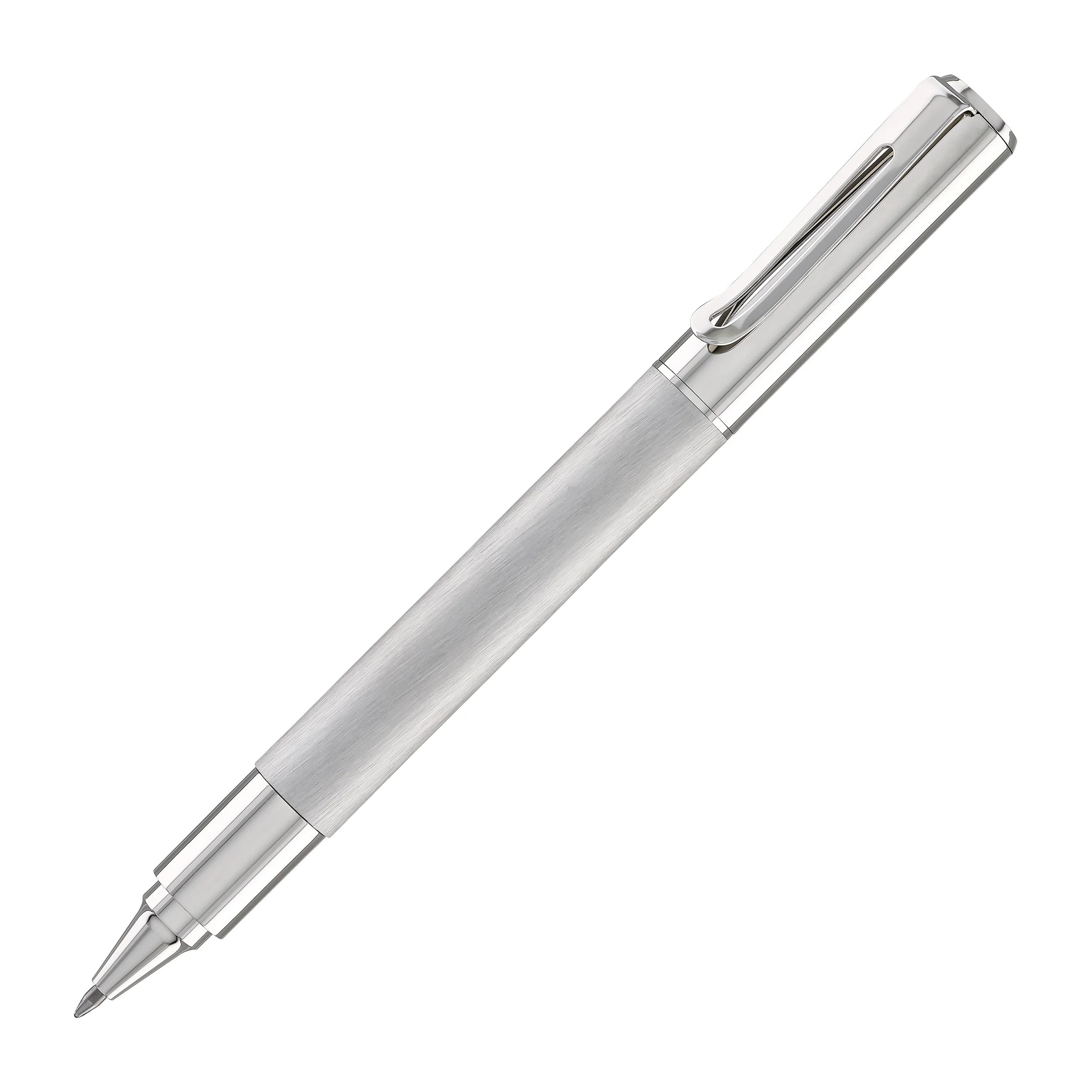 1697-monteverde-usa-ritma-rollerball-pen-in-brushed-stainless-steel-4.webp Monteverde USA Ritma Rollerball Pen in Brushed Stainless Steel