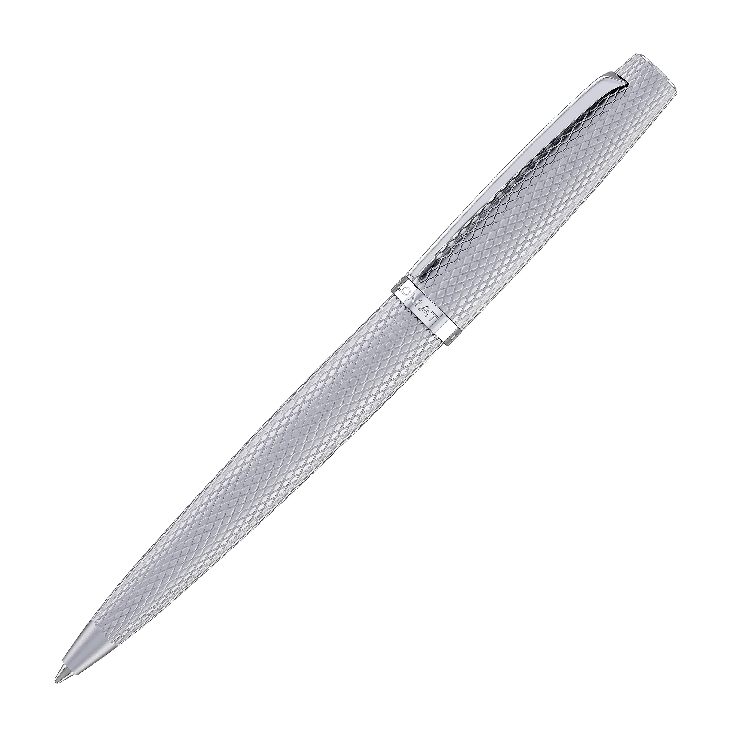 1717-diplomat-viper-ballpoint-pen-in-silver-guilloche-3.webp Diplomat Viper Ballpoint Pen in Silver Guilloche