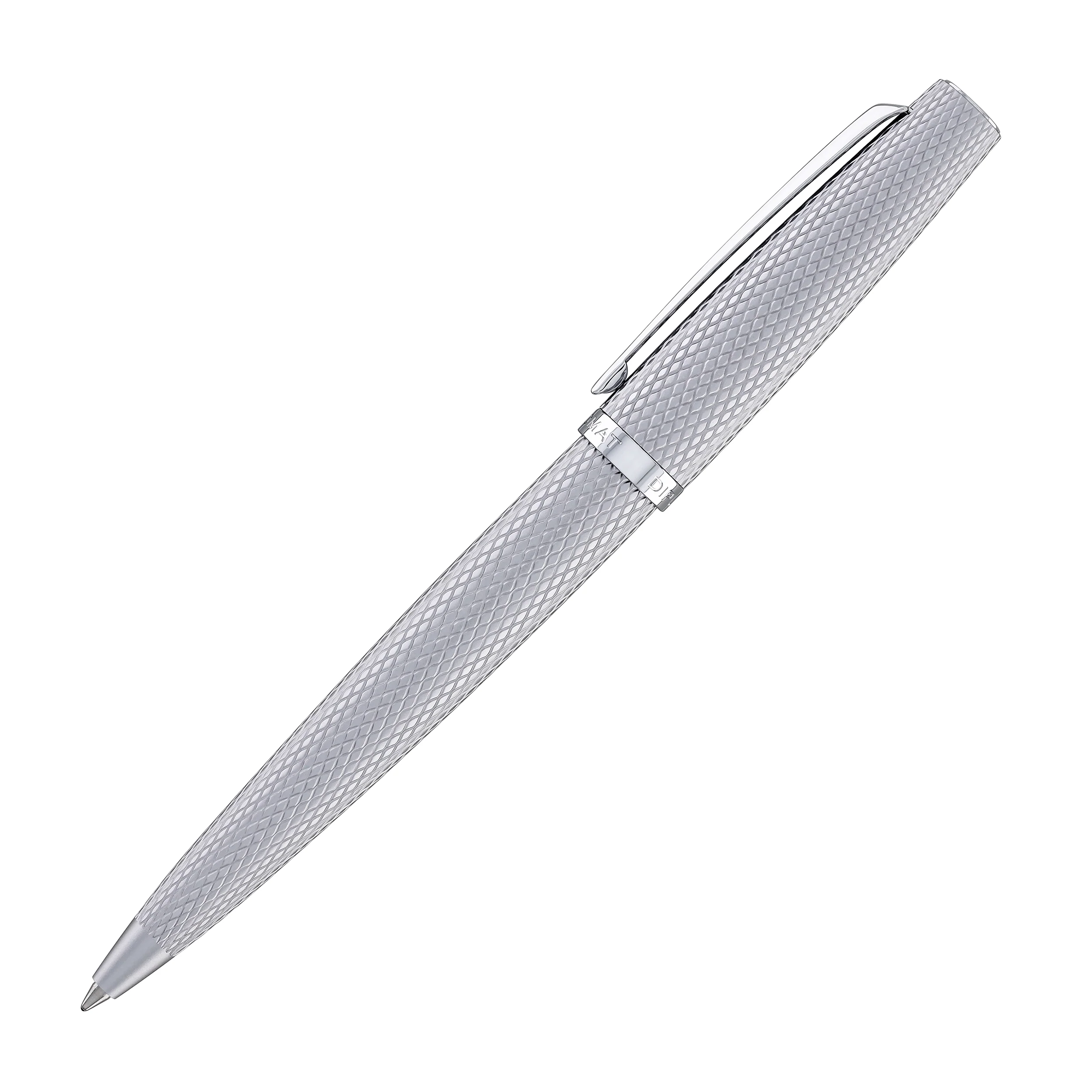 1717-diplomat-viper-ballpoint-pen-in-silver-guilloche-4.webp Diplomat Viper Ballpoint Pen in Silver Guilloche