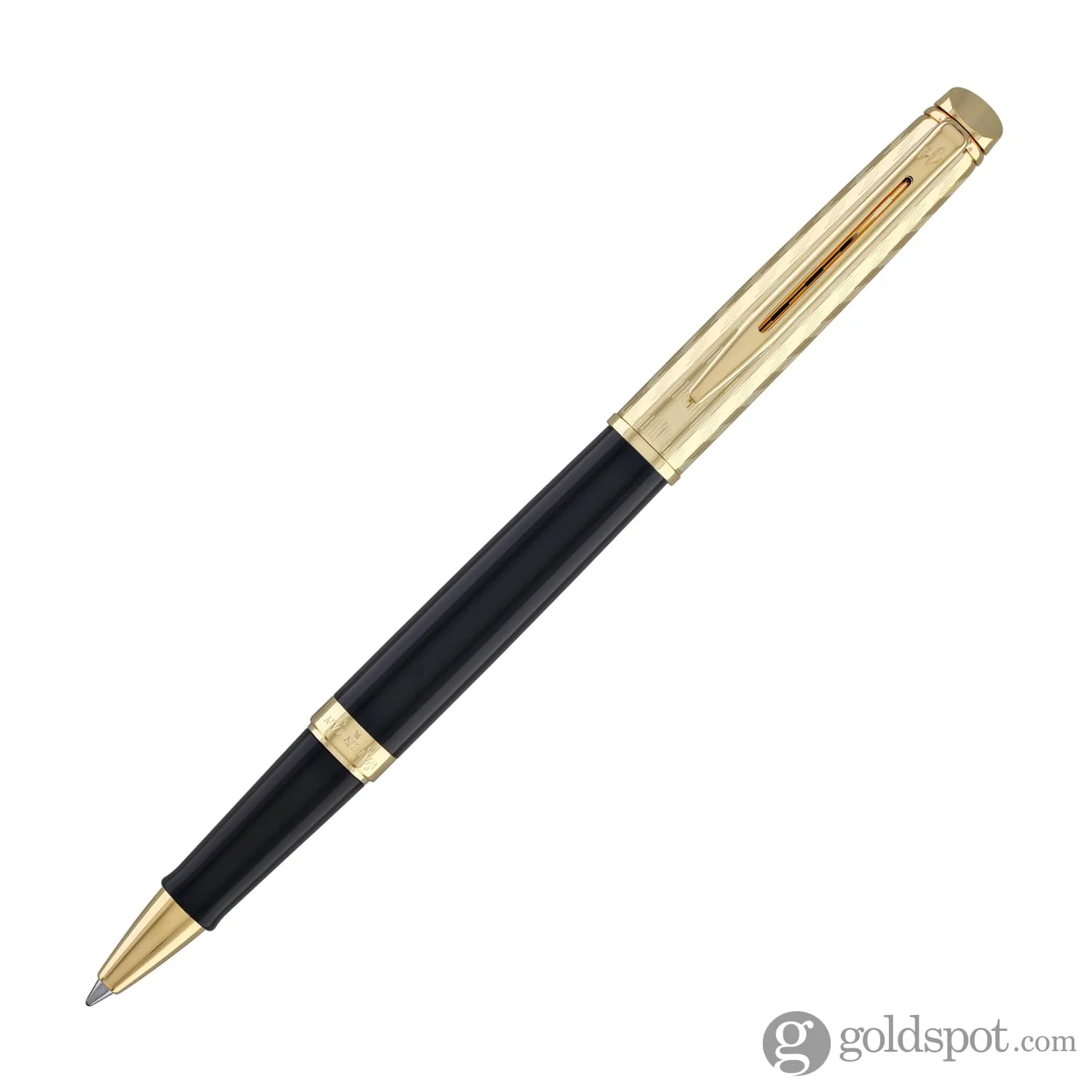 1756-waterman-hemisphere-rollerball-pen-in-opera-with-gold-trim-3.webp Waterman Hémisphère Rollerball Pen in Opera with Gold Trim