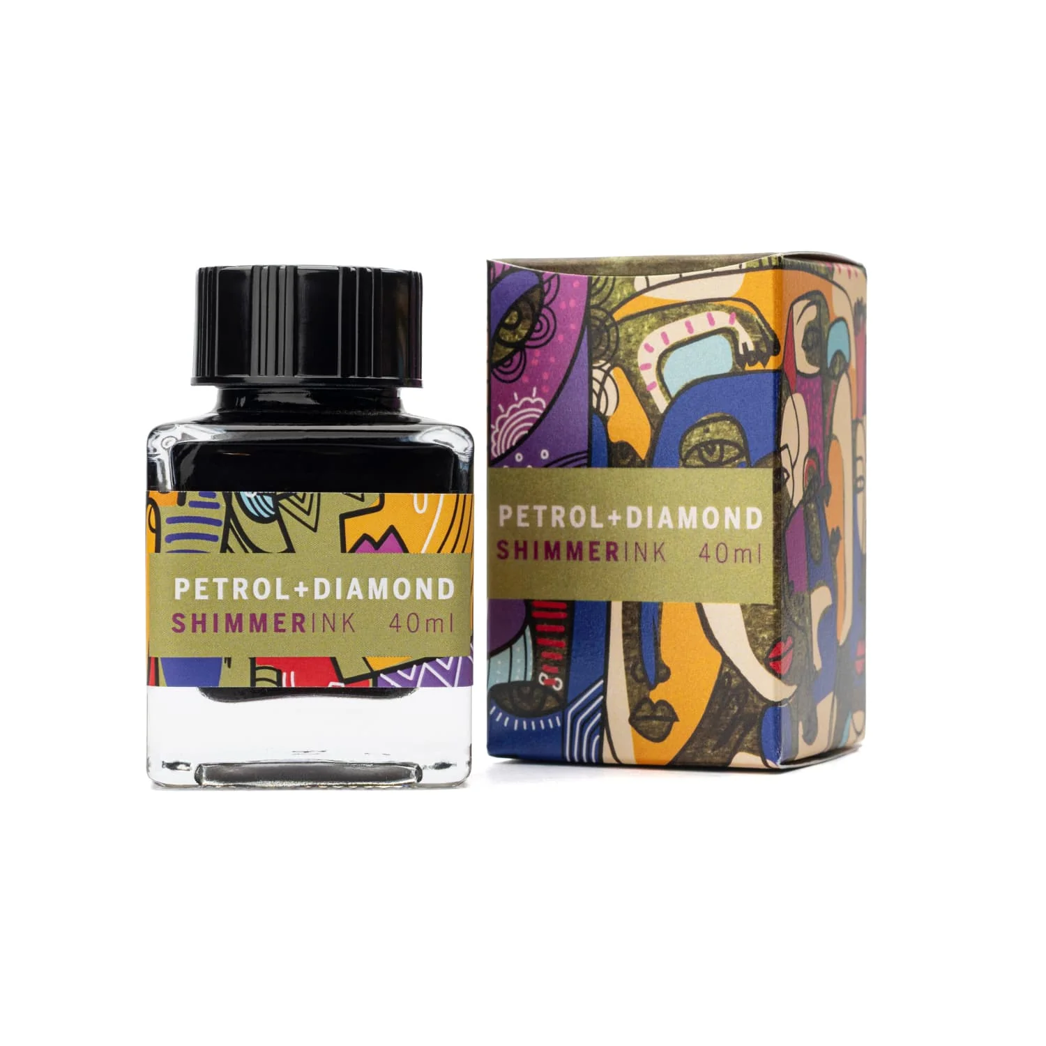 1758-leonardo-officina-shimmer-bottled-ink-in-petrol-diamond-40-ml-1.webp Leonardo Officina Shimmer Bottled Ink in Petrol Diamond - 40 mL