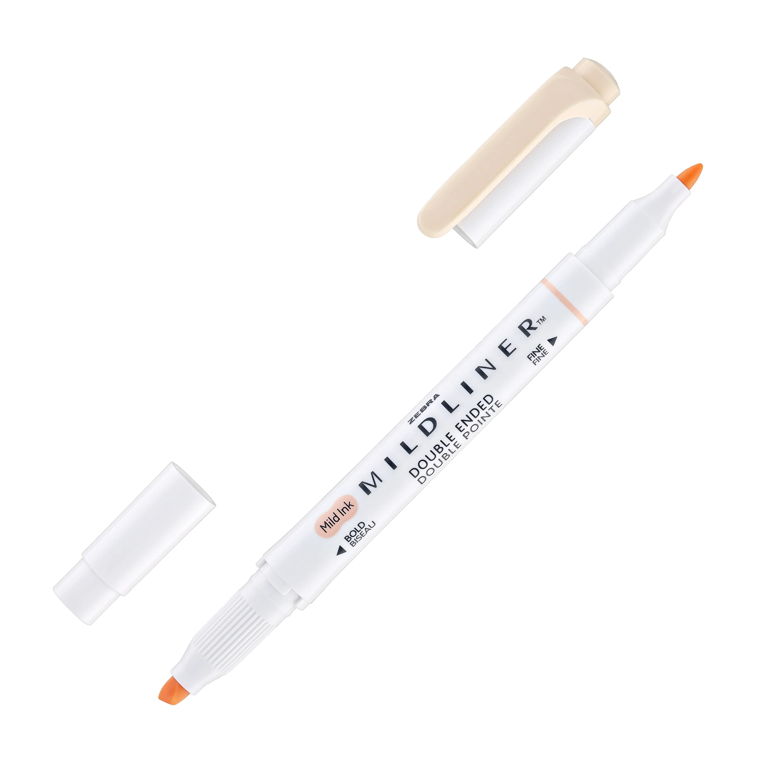 1759-zebra-mildliner-dual-tip-highlighter-in-cream-2.webp Zebra Mildliner Dual-Tip Highlighter in Cream