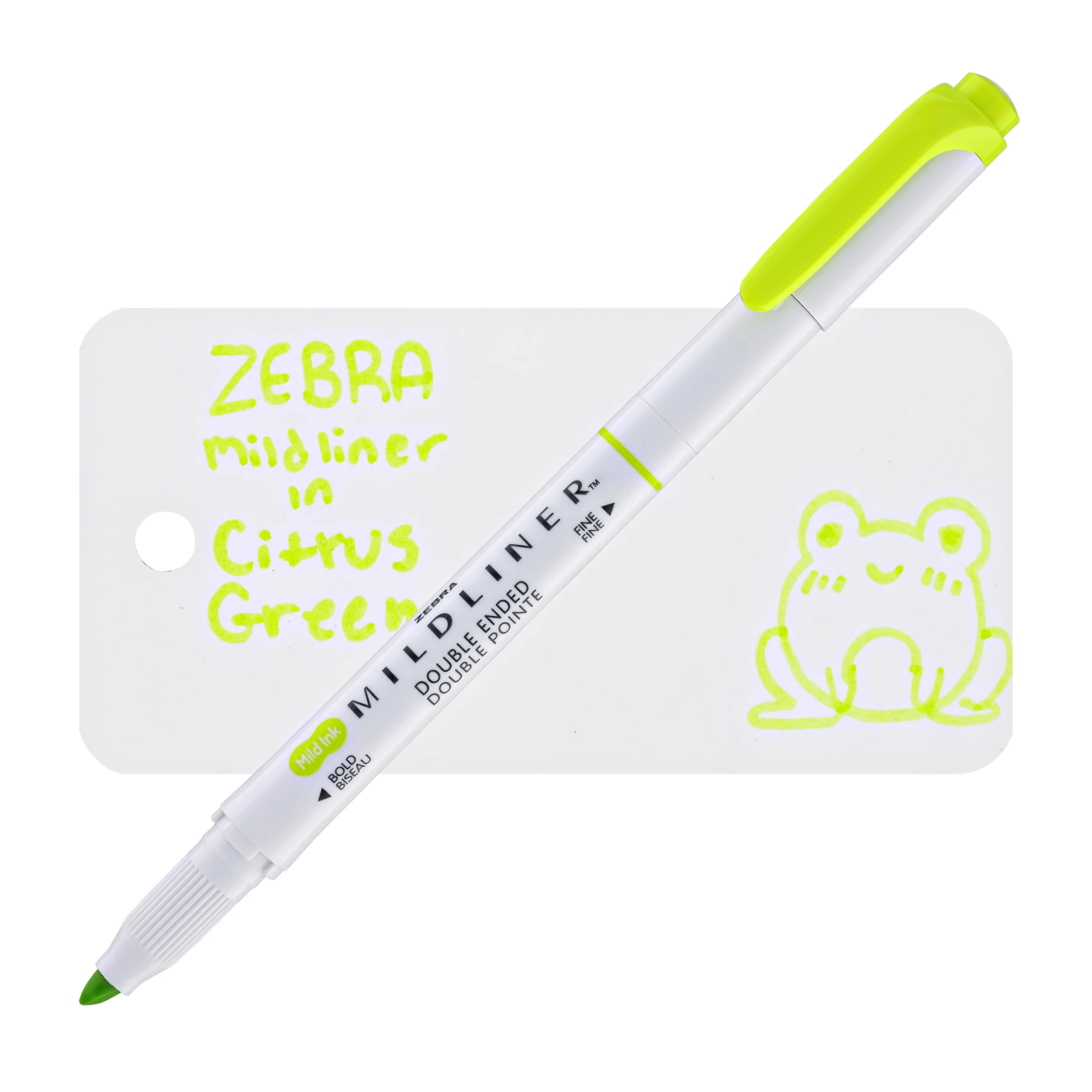 1760-zebra-mildliner-dual-tip-highlighter-in-citrus-green-1.webp Zebra Mildliner Dual-Tip Highlighter in Citrus Green