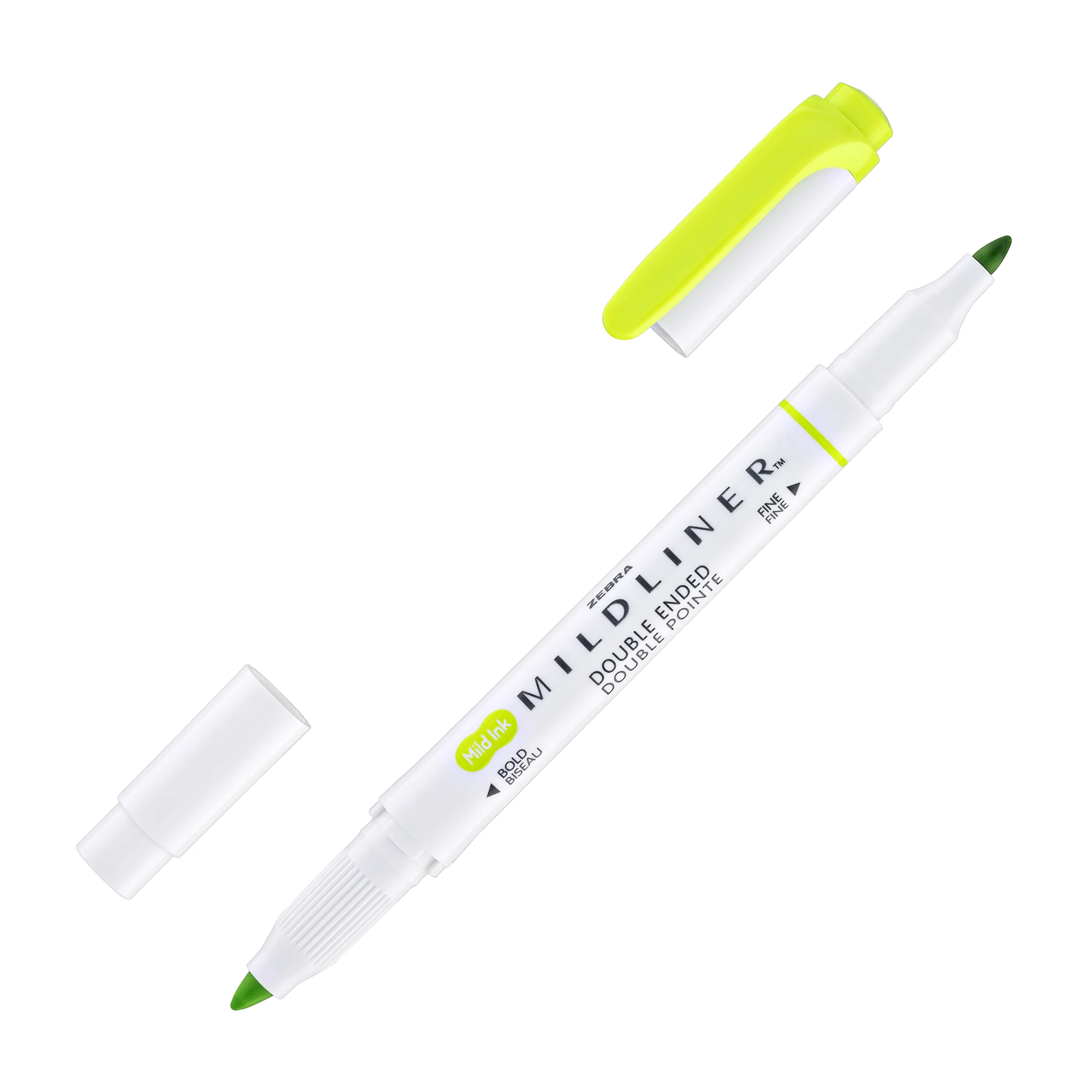 1760-zebra-mildliner-dual-tip-highlighter-in-citrus-green-2.webp Zebra Mildliner Dual-Tip Highlighter in Citrus Green