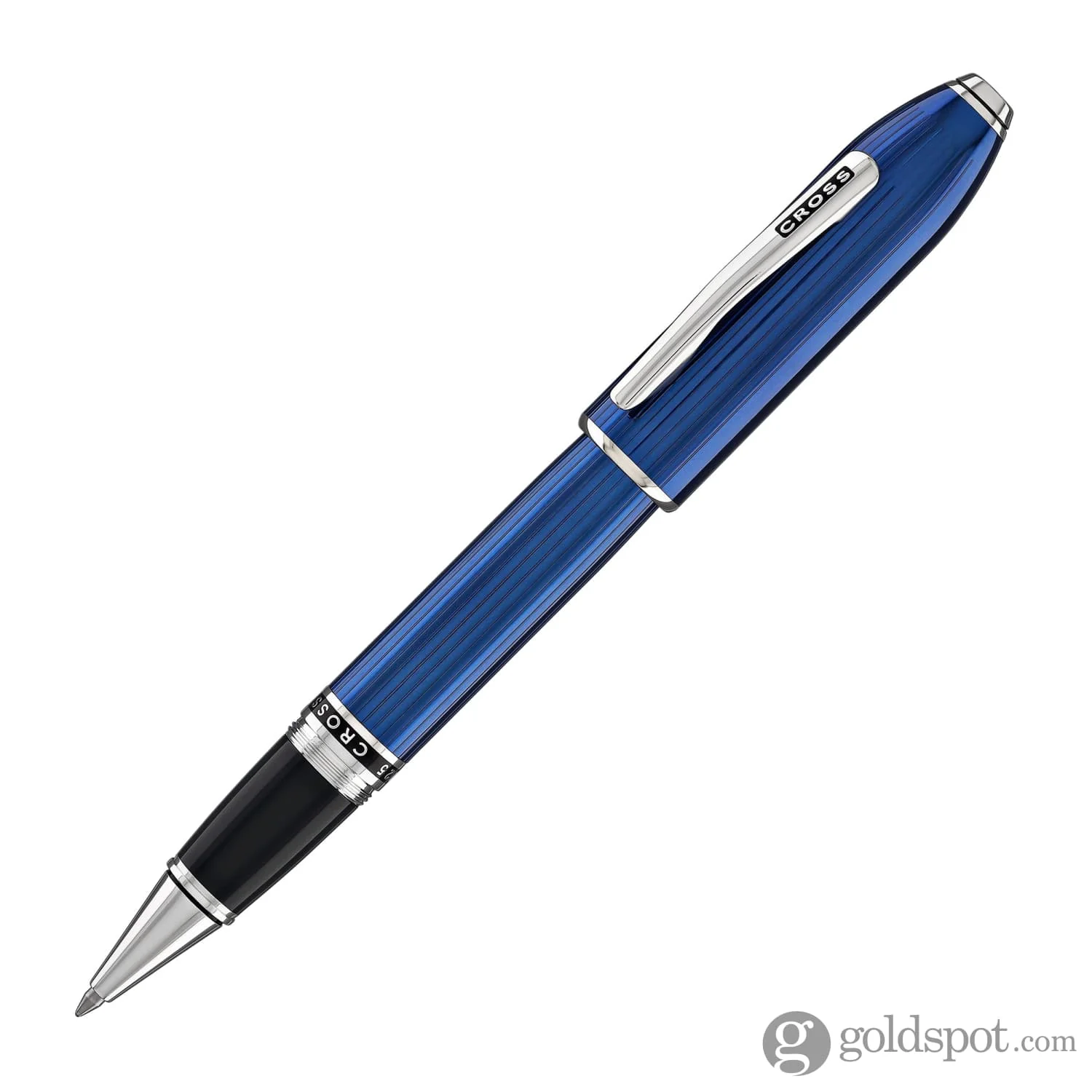 1766-cross-peerless-selectip-rollerball-pen-in-translucent-quartz-blue-3.webp Cross Peerless Selectip Rollerball Pen in Translucent Quartz Blue
