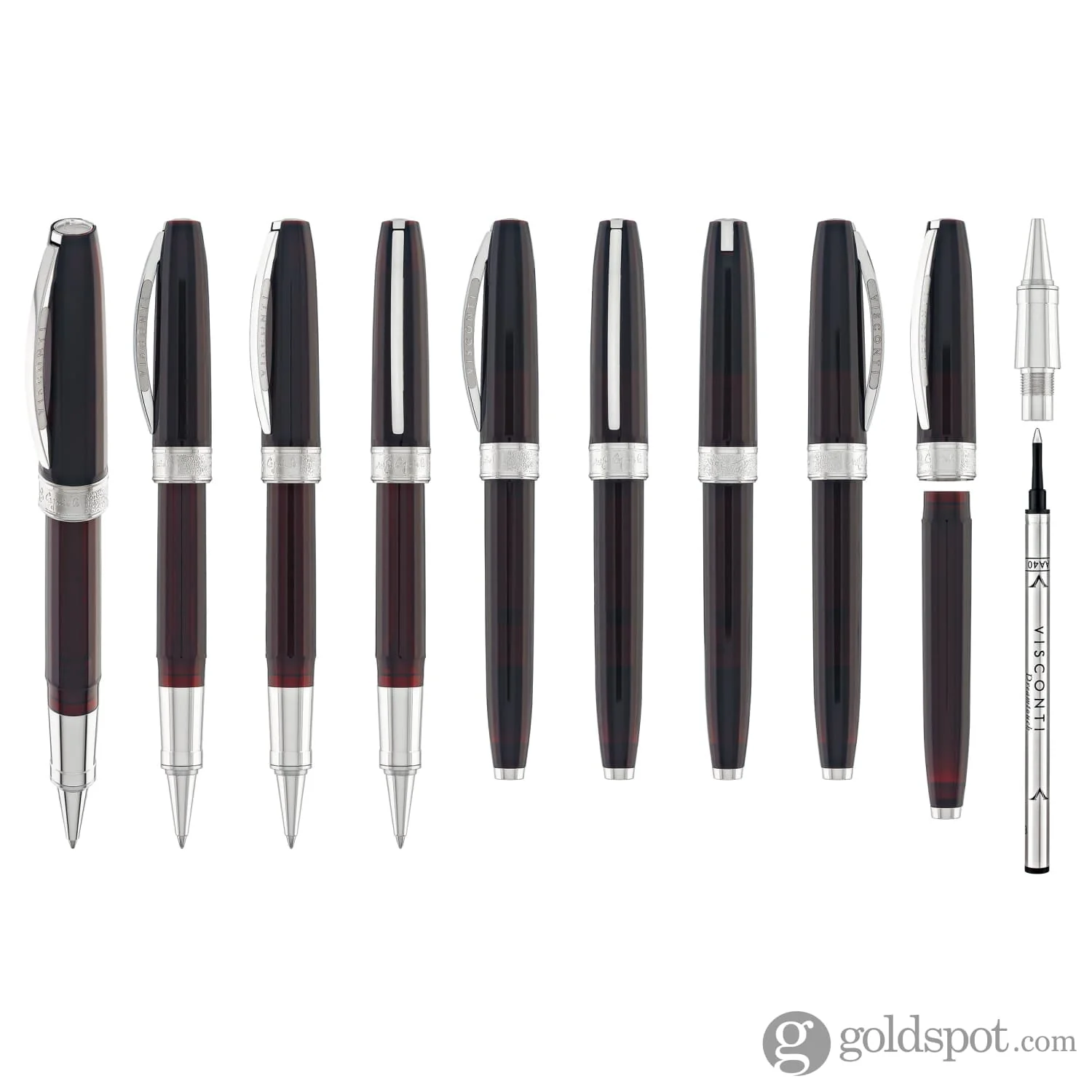 Visconti Michelangelo Rollerball Pen in Red
