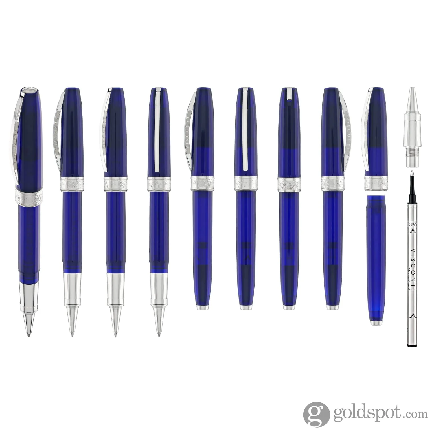 1772-visconti-michelangelo-rollerball-pen-in-blue-9.webp Visconti Michelangelo Rollerball Pen in Blue
