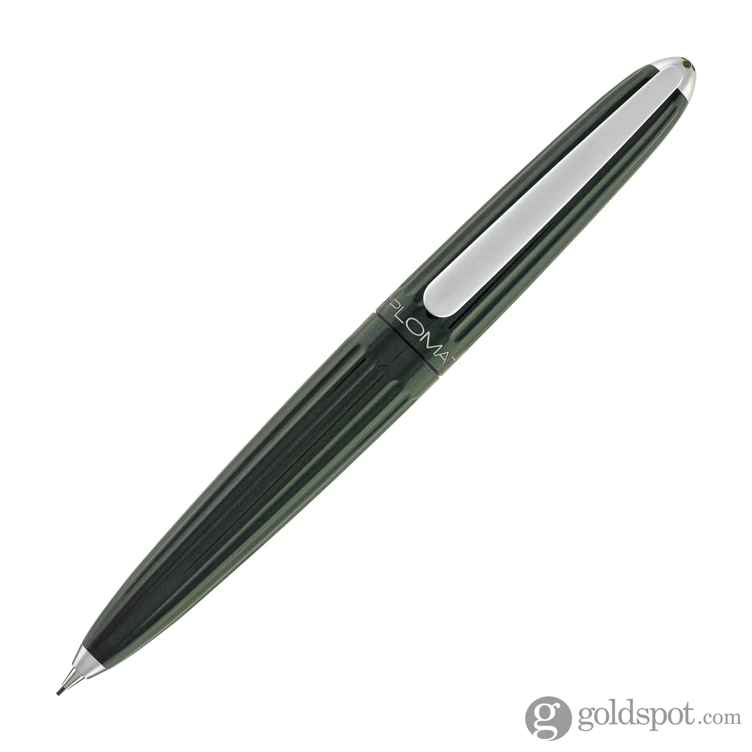 1773-diplomat-aero-mechanical-pencil-in-evergreen-0.7mm-2.webp Diplomat Aero Mechanical Pencil in Evergreen - 0.7mm