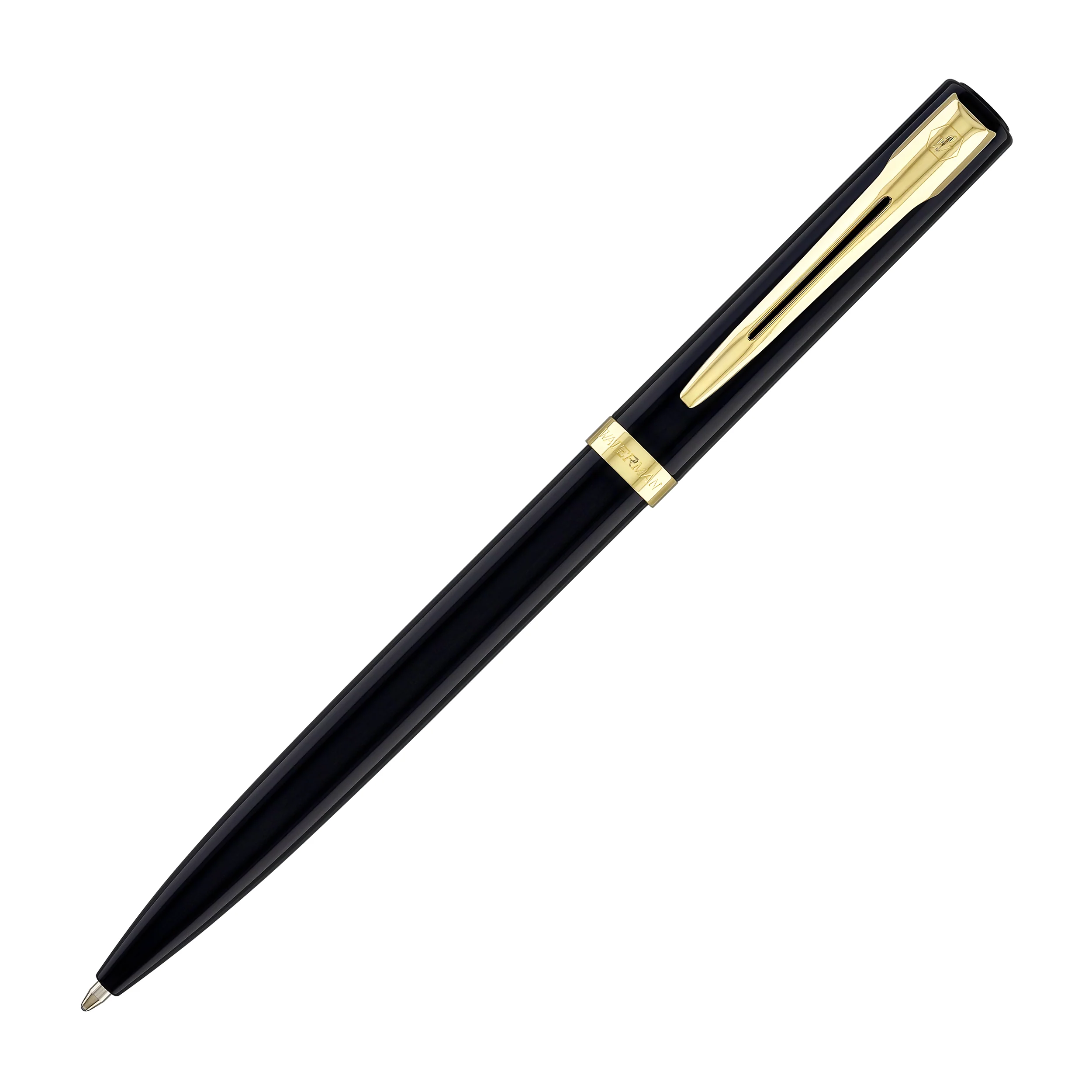 1822-waterman-impression-ballpoint-pen-in-black-with-gold-coated-2.webp Waterman Impression Ballpoint Pen in Black with Gold Coated