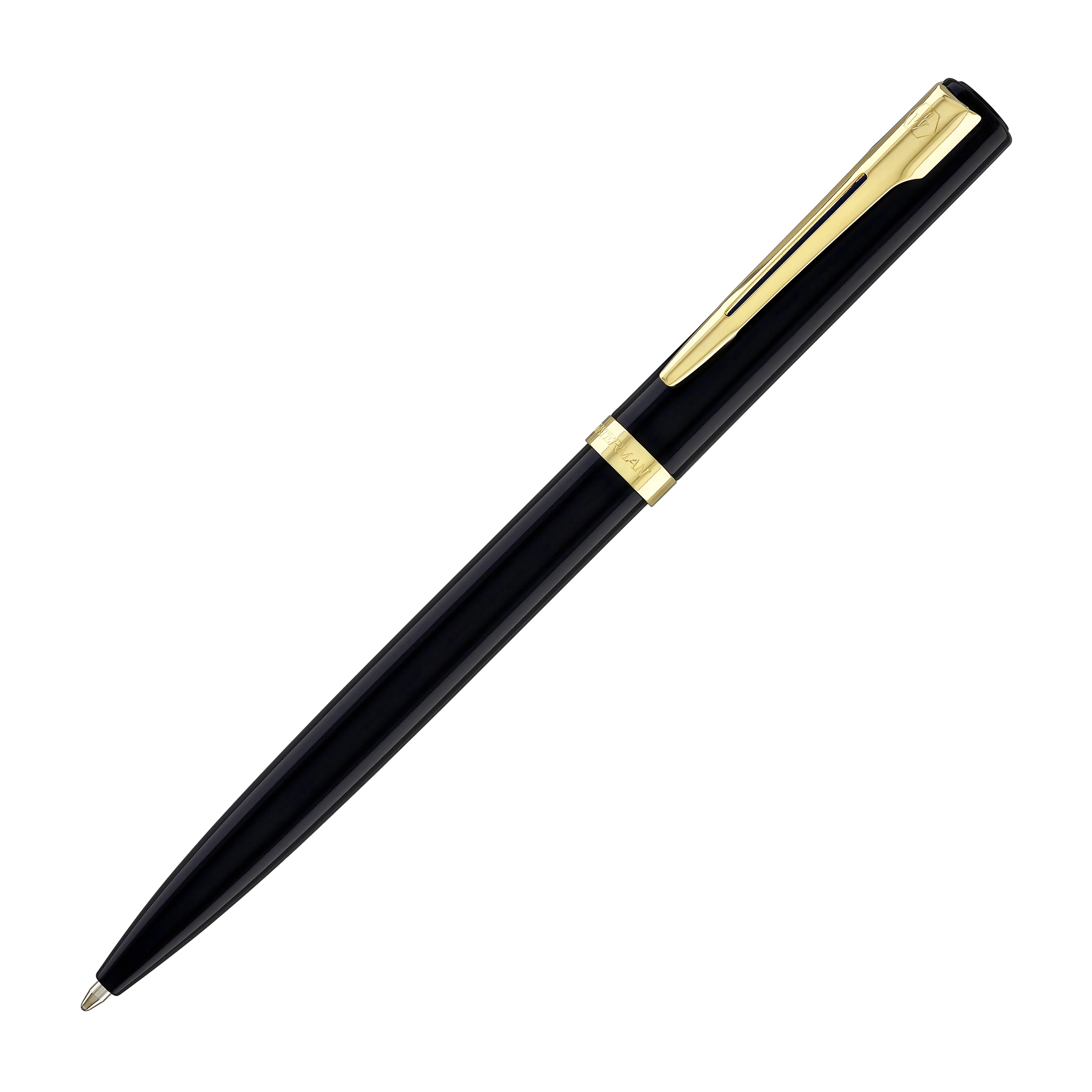 1822-waterman-impression-ballpoint-pen-in-black-with-gold-coated-3.webp Waterman Impression Ballpoint Pen in Black with Gold Coated