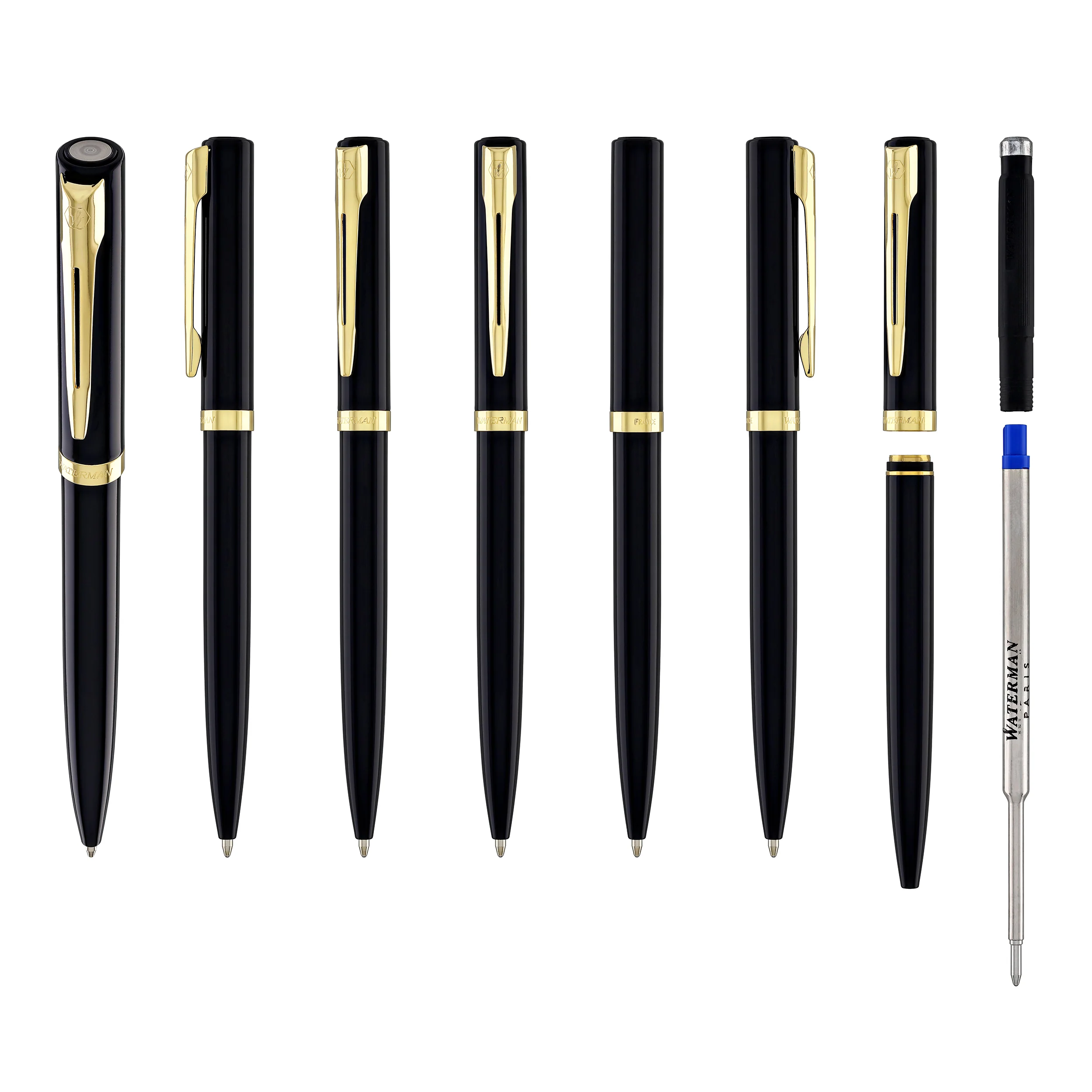 1822-waterman-impression-ballpoint-pen-in-black-with-gold-coated-7.webp Waterman Impression Ballpoint Pen in Black with Gold Coated