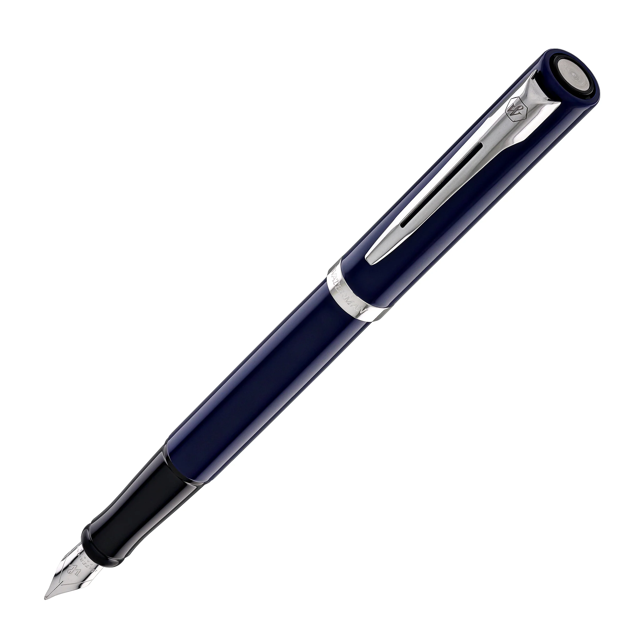 1823-waterman-impression-fountain-pen-in-blue-with-palladium-coated-fine-point-1.webp Waterman Impression Fountain Pen in Blue with Palladium Coated - Fine Point