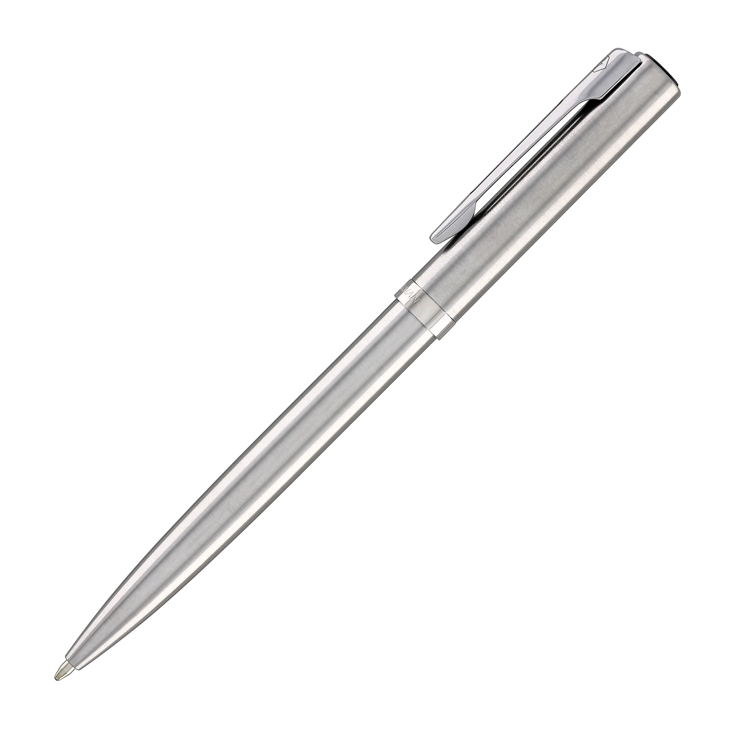 1824-waterman-impression-ballpoint-pen-in-stainless-steel-with-palladium-coated-4.webp Waterman Impression Ballpoint Pen in Stainless Steel with Palladium Coated