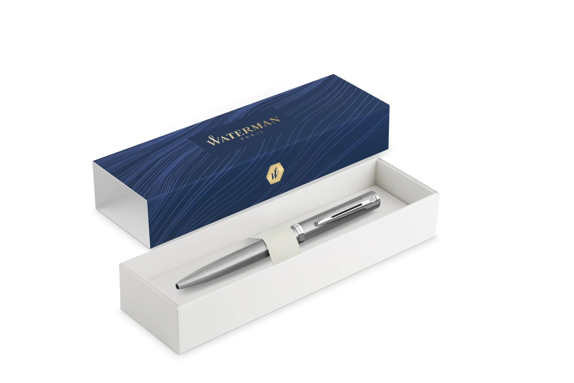 1824-waterman-impression-ballpoint-pen-in-stainless-steel-with-palladium-coated-8.webp Waterman Impression Ballpoint Pen in Stainless Steel with Palladium Coated