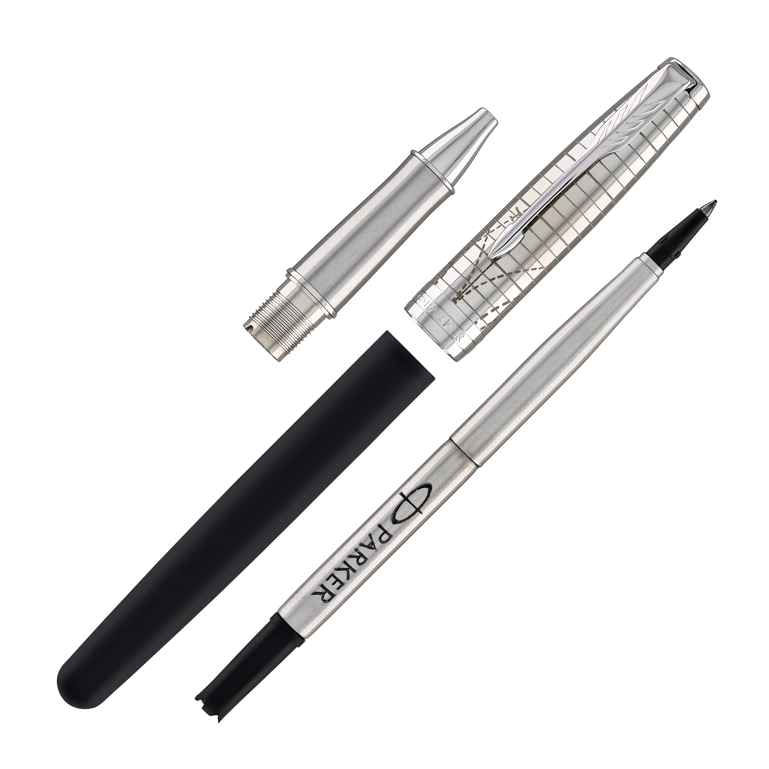 Parker Sonnet Premium Rollerball Pen in Legacy of Flight with Chrome Trim