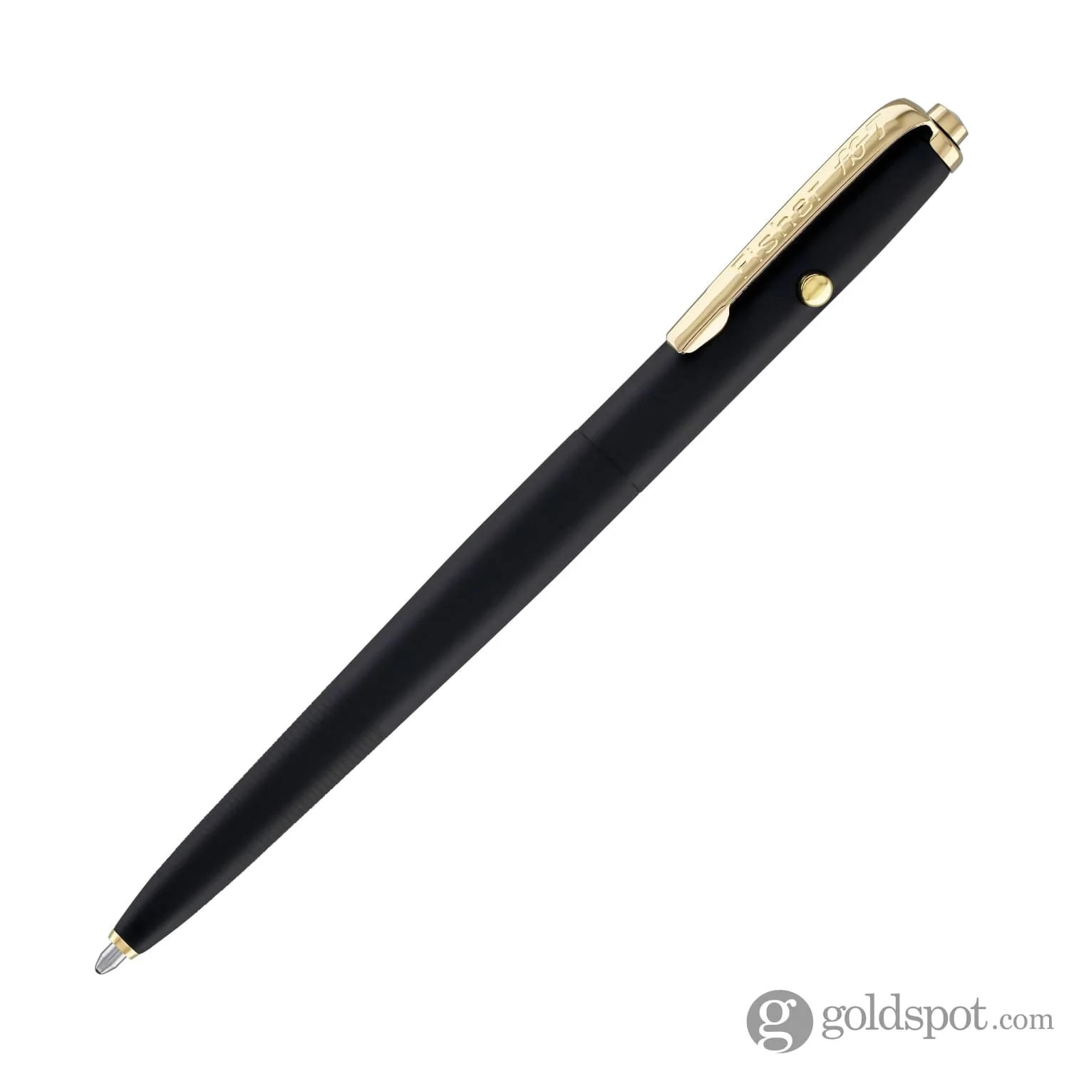1849-fisher-space-pen-ag7-ballpoint-pen-in-graphite-black-cerakote-with-gold-clip-3.webp Fisher Space Pen AG7 Ballpoint Pen in Graphite Black Cerakote® with Gold Clip