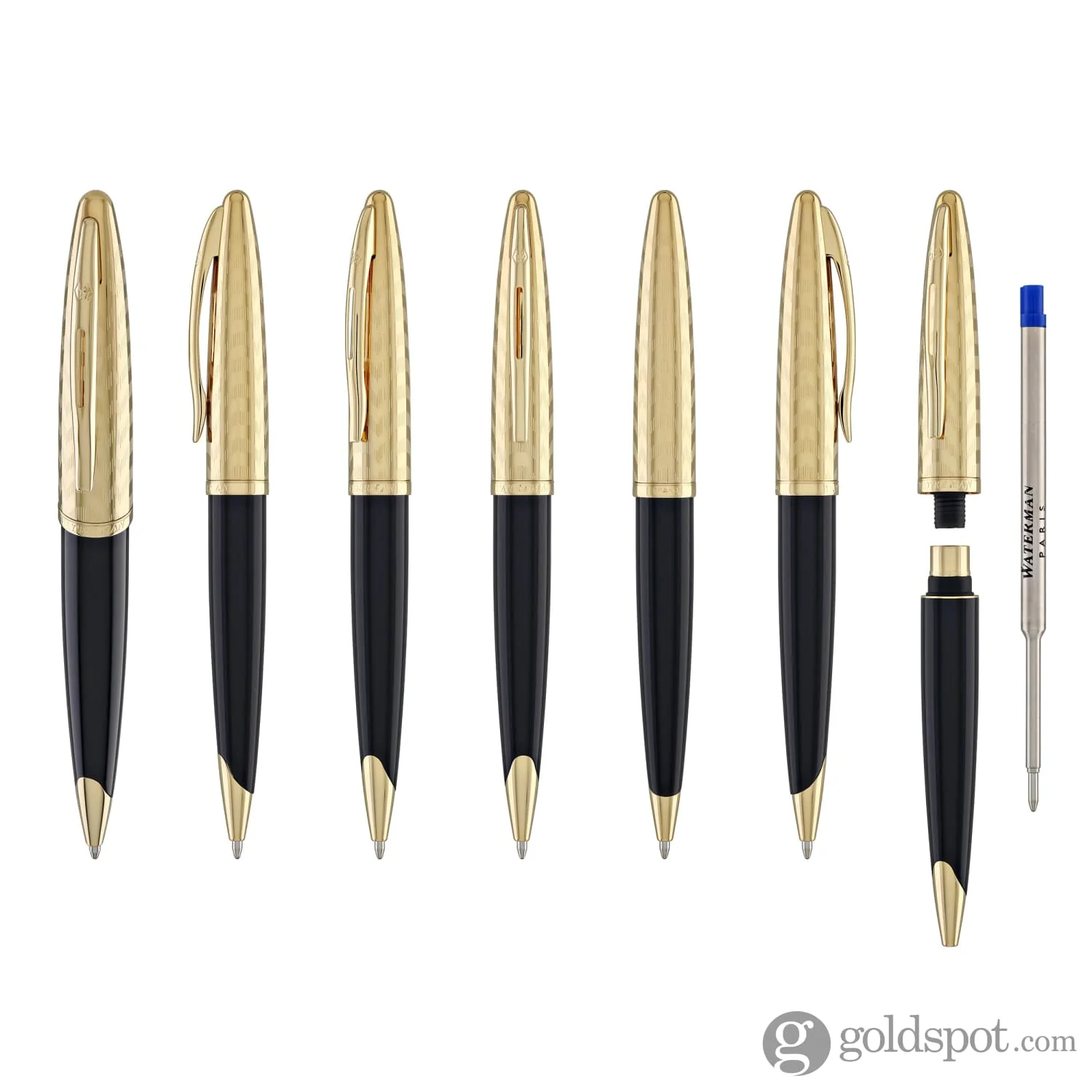 1852-waterman-carene-ballpoint-pen-in-opera-with-gold-trim-7.webp Waterman Carène Ballpoint Pen in Opera with Gold Trim
