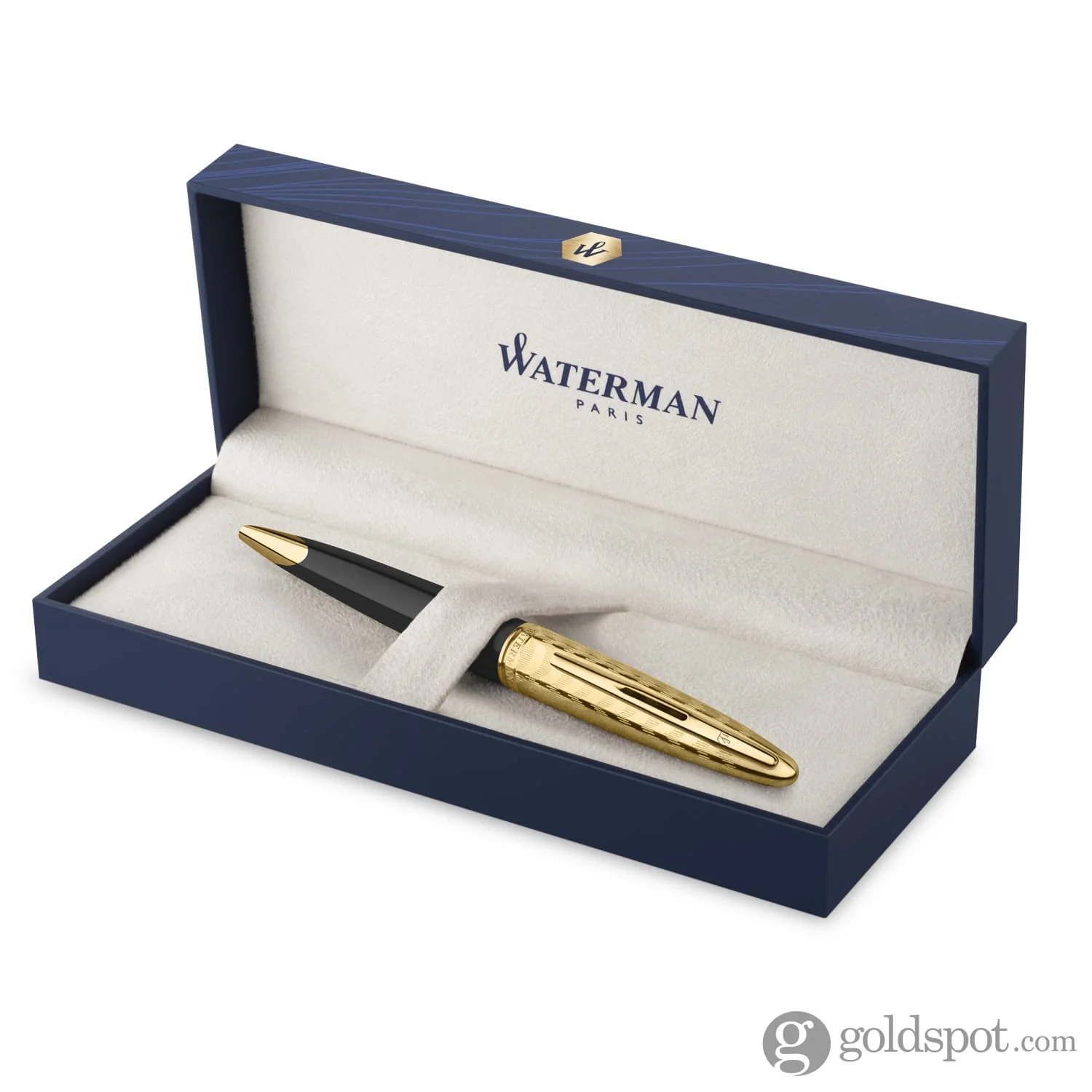 1852-waterman-carene-ballpoint-pen-in-opera-with-gold-trim-8.webp Waterman Carène Ballpoint Pen in Opera with Gold Trim