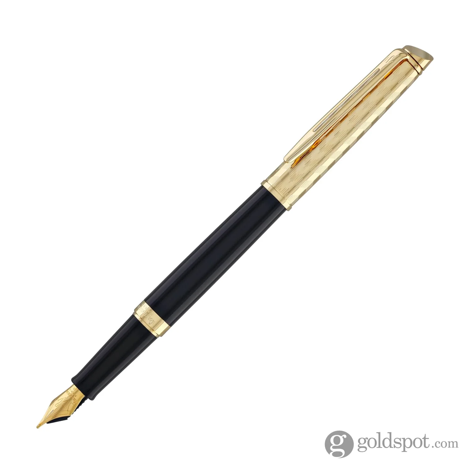 1854-waterman-hemisphere-fountain-pen-in-opera-with-gold-trim-medium-point-4.webp Waterman Hémisphère Fountain Pen in Opera with Gold Trim - Medium Point