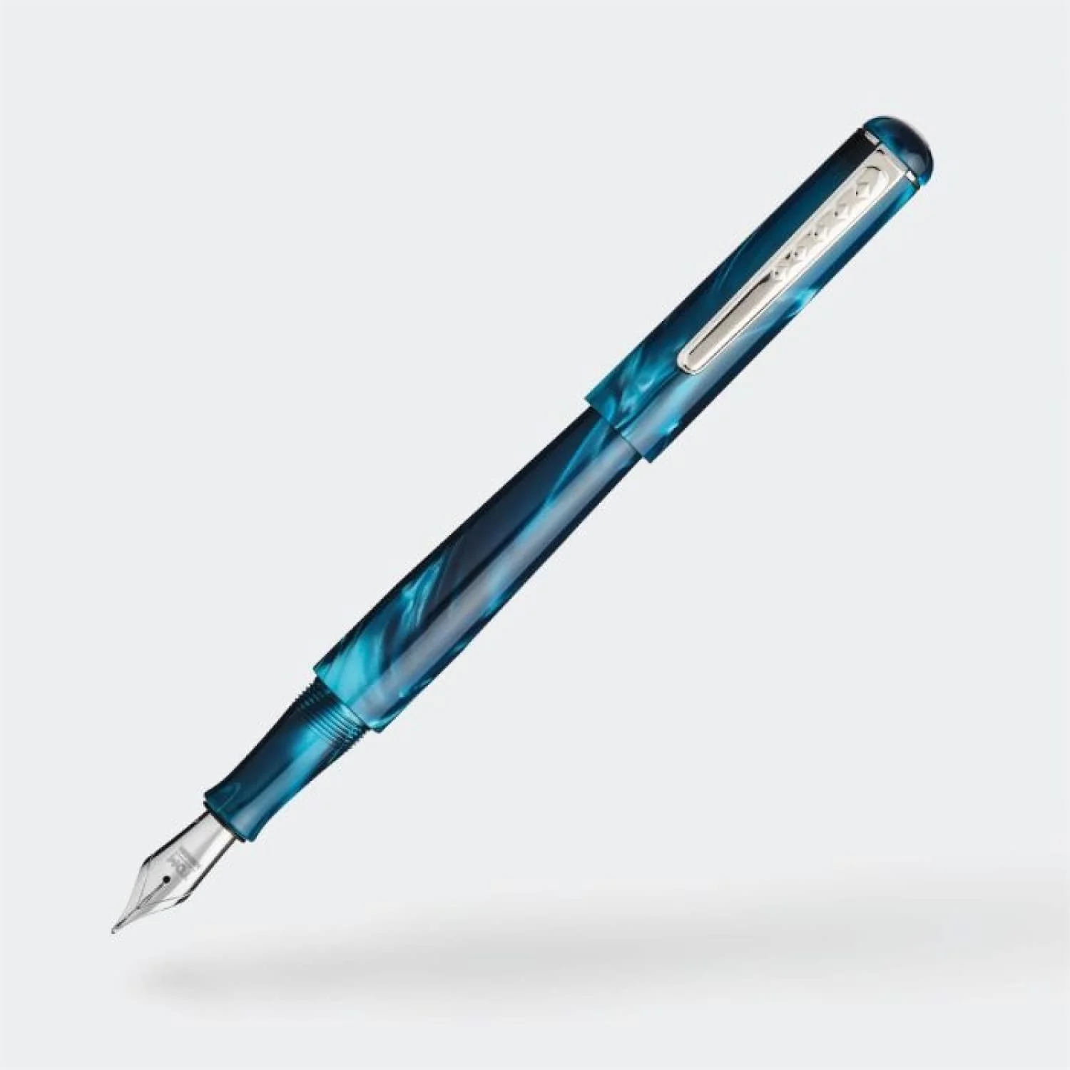 1855-tom-hessin-charles-fountain-pen-in-thames-blue-1.webp Tom Hessin Charles Fountain Pen in Thames Blue